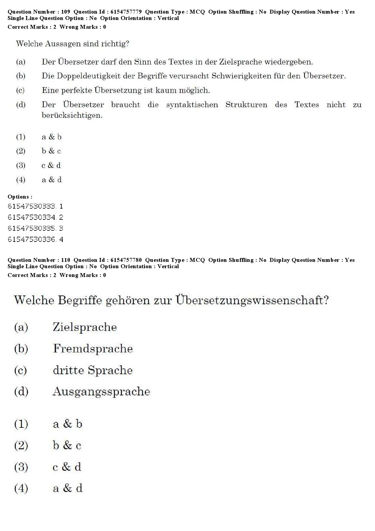 UGC NET German Question Paper December 2019 115