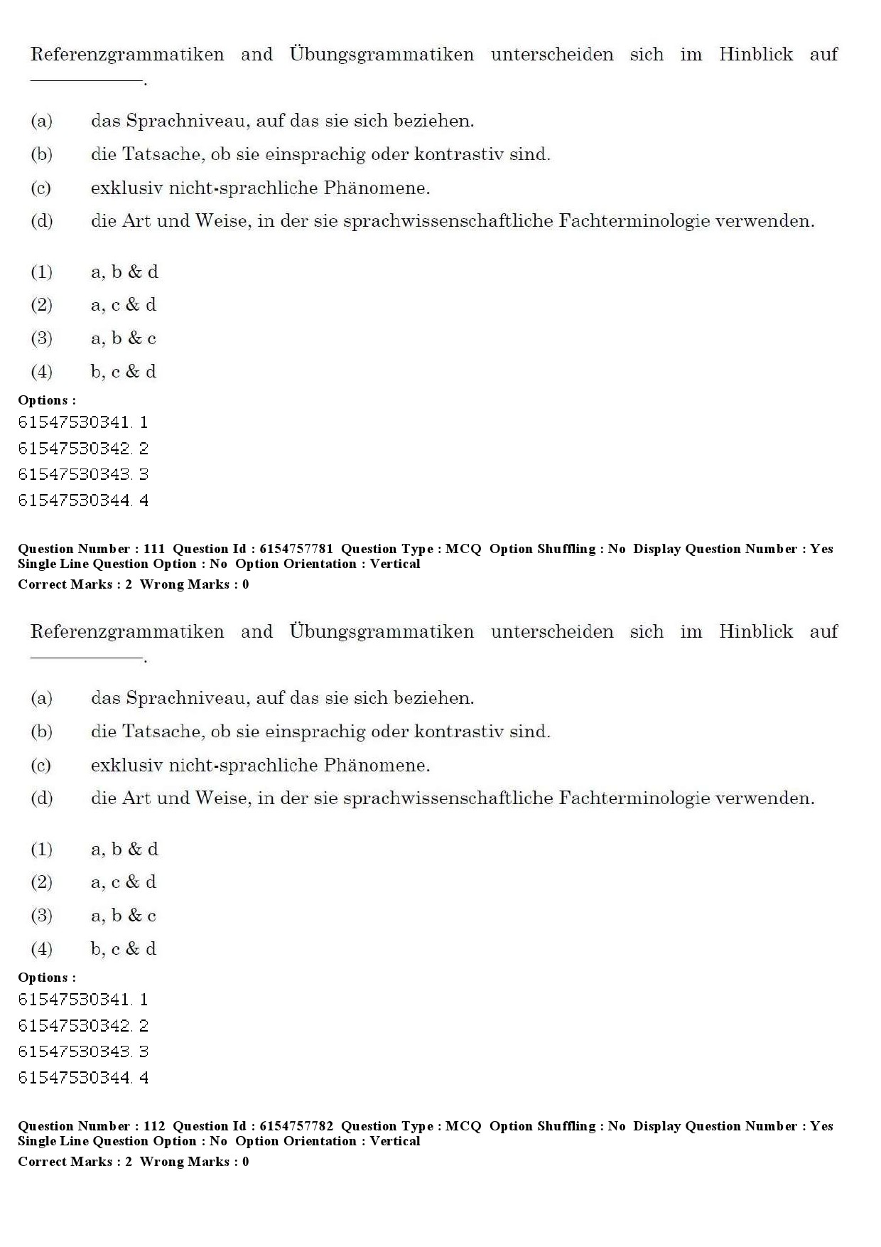 UGC NET German Question Paper December 2019 117