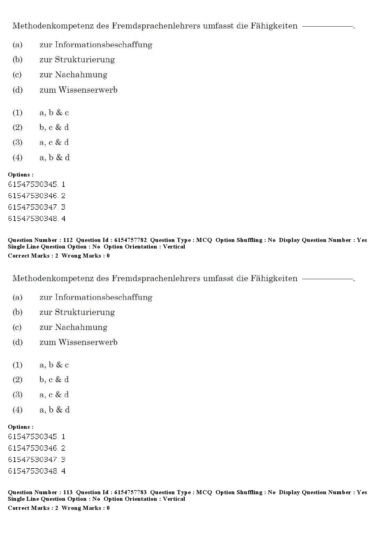 UGC NET German Question Paper December 2019 118