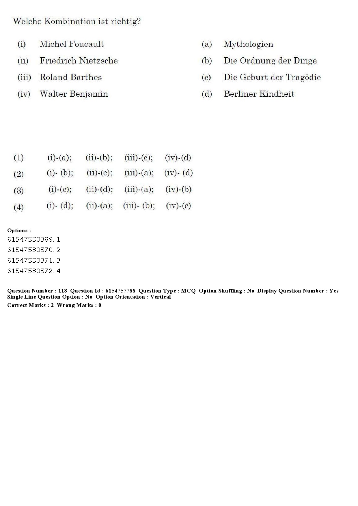 UGC NET German Question Paper December 2019 126