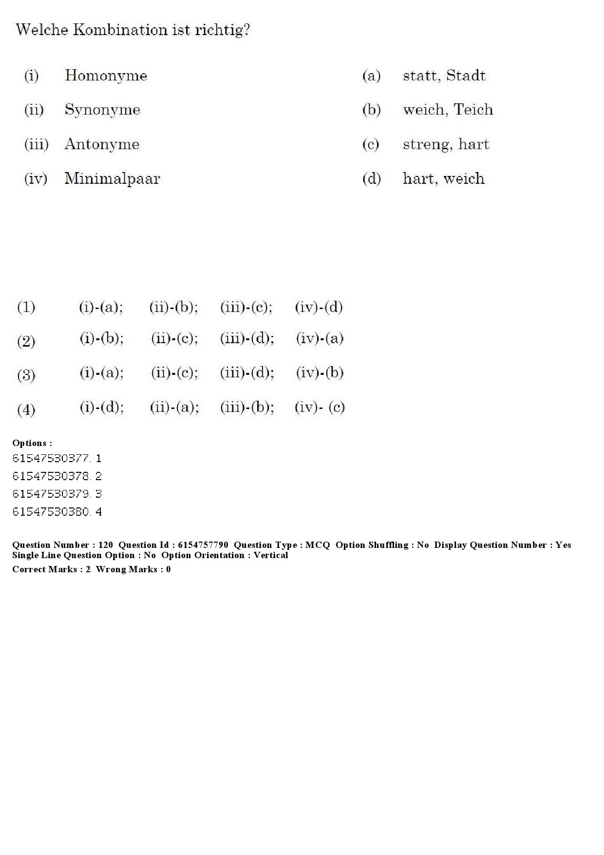 UGC NET German Question Paper December 2019 130