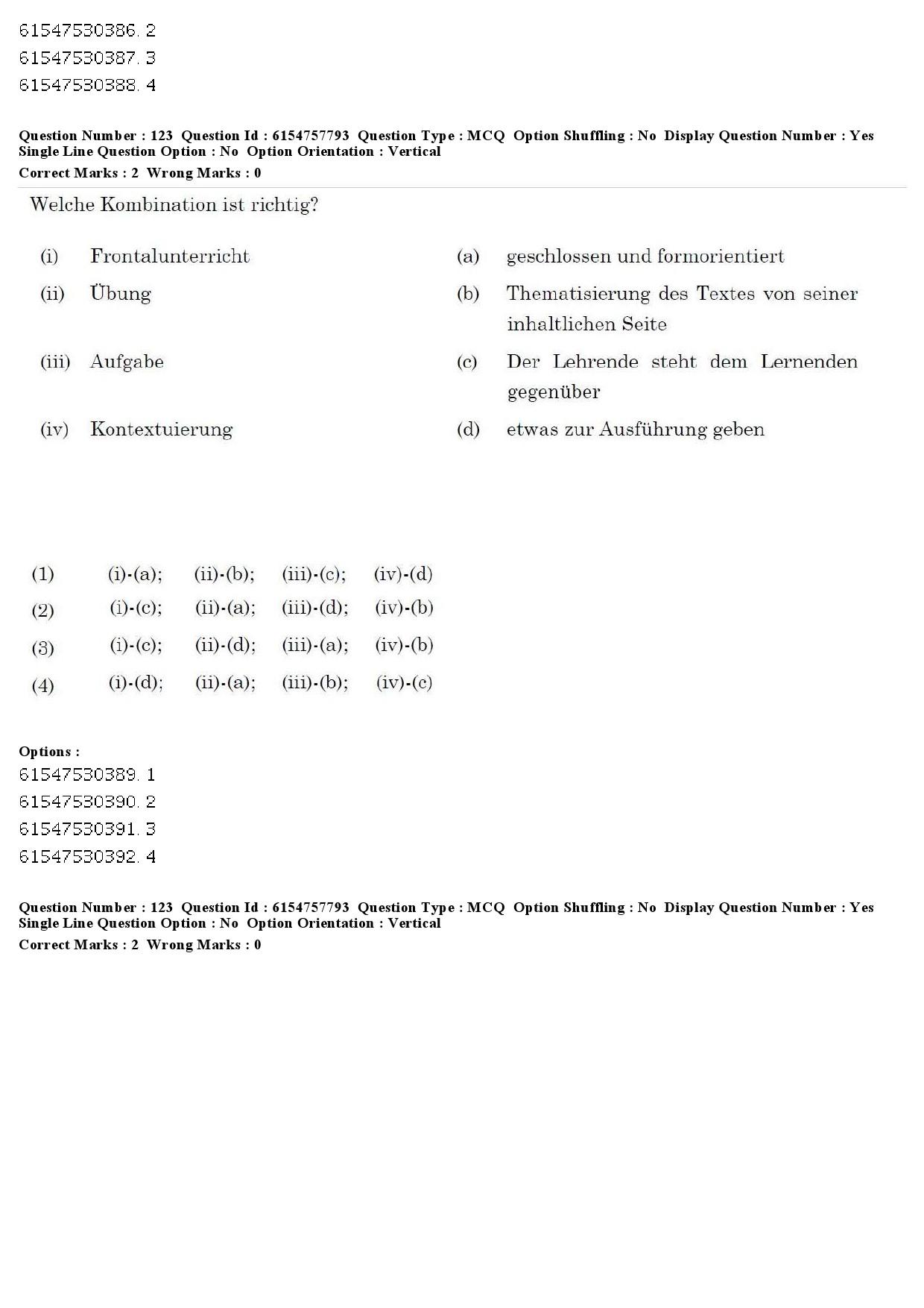 UGC NET German Question Paper December 2019 135