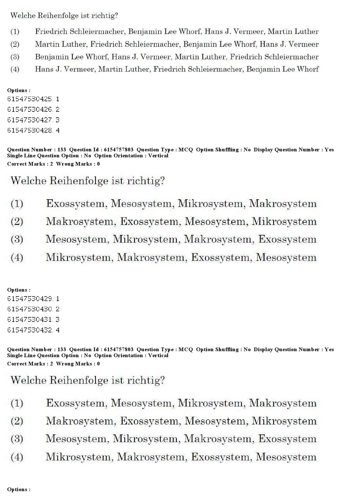 UGC NET German Question Paper December 2019 144