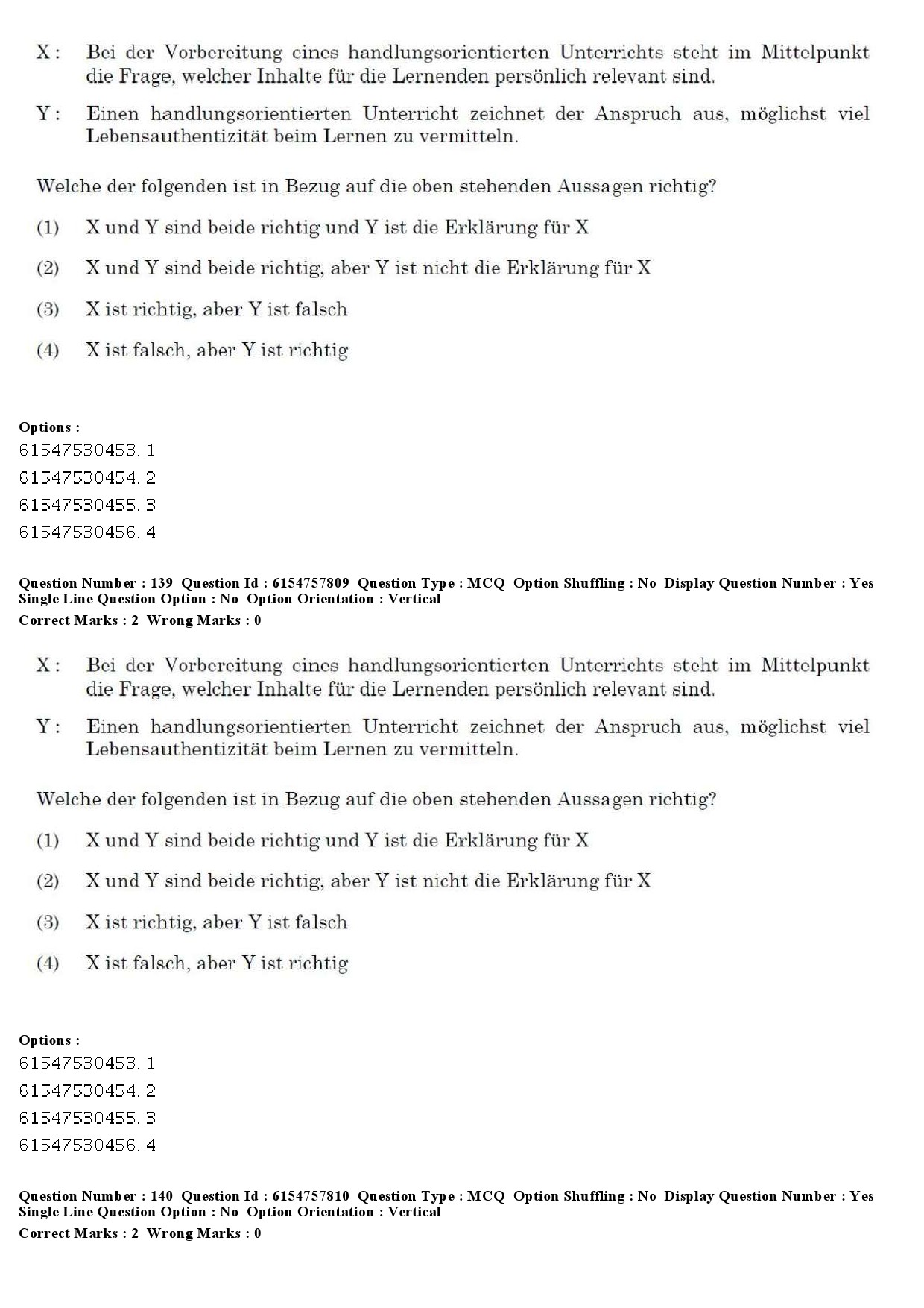 UGC NET German Question Paper December 2019 150