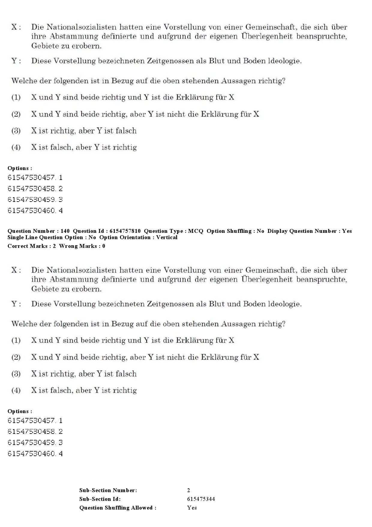 UGC NET German Question Paper December 2019 151