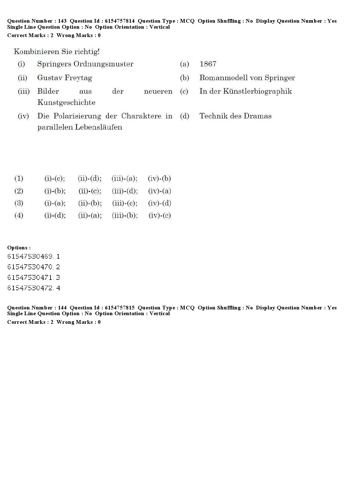 UGC NET German Question Paper December 2019 154