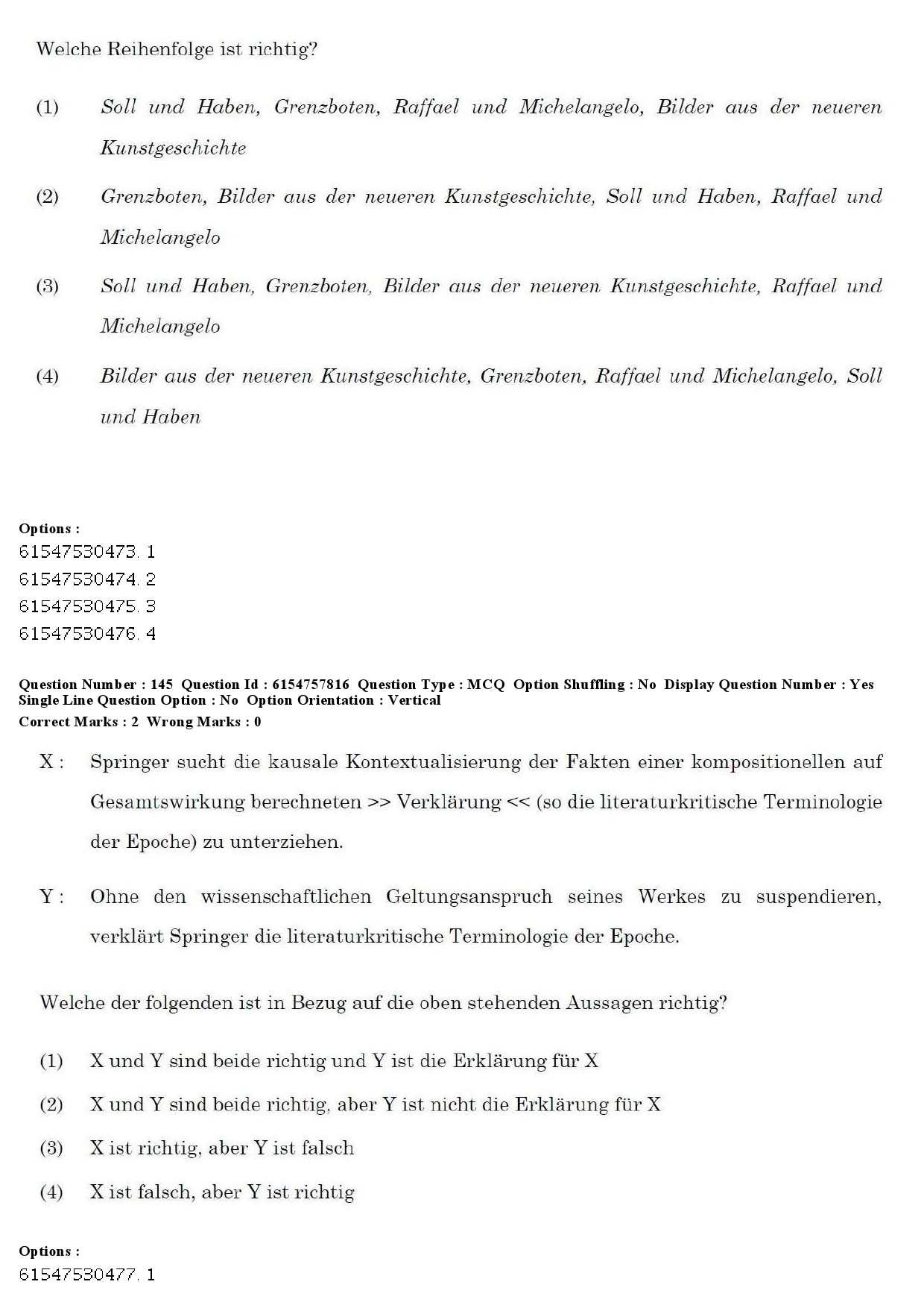 UGC NET German Question Paper December 2019 155