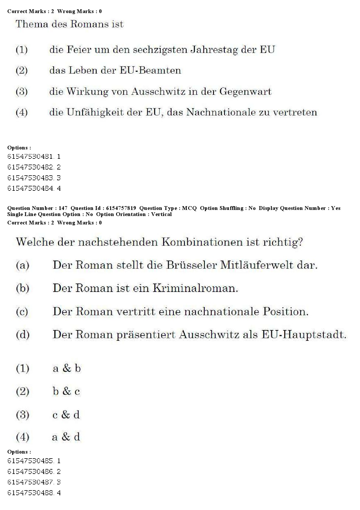 UGC NET German Question Paper December 2019 162