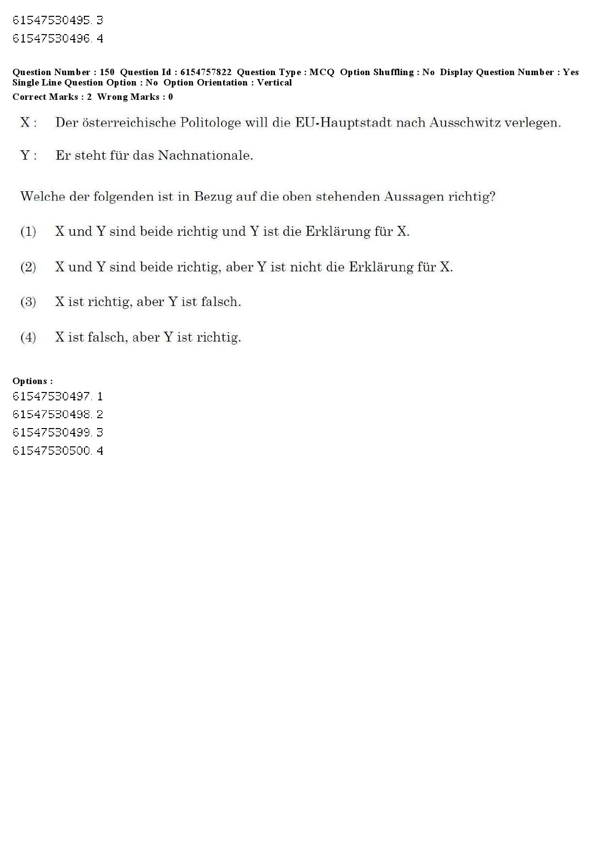 UGC NET German Question Paper December 2019 168