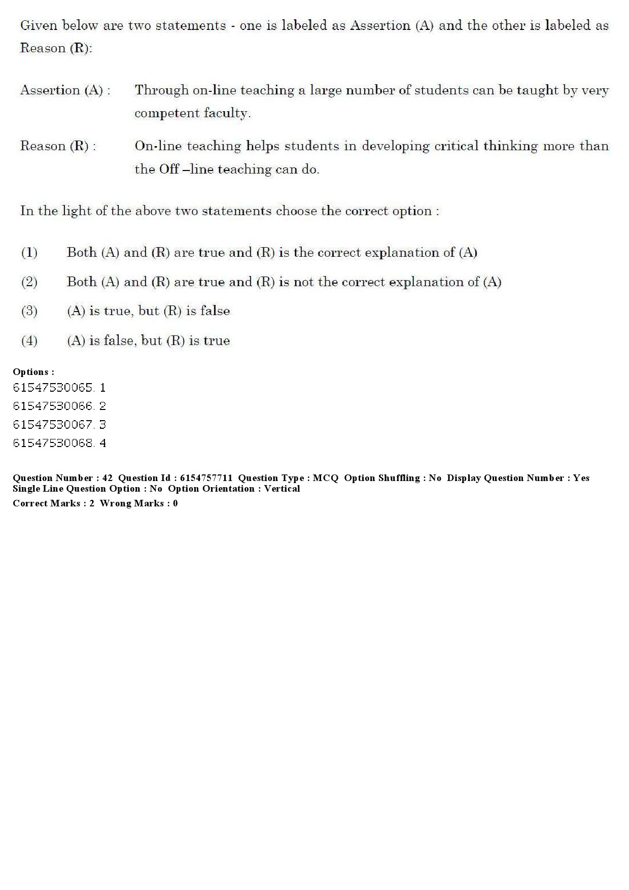 UGC NET German Question Paper December 2019 43