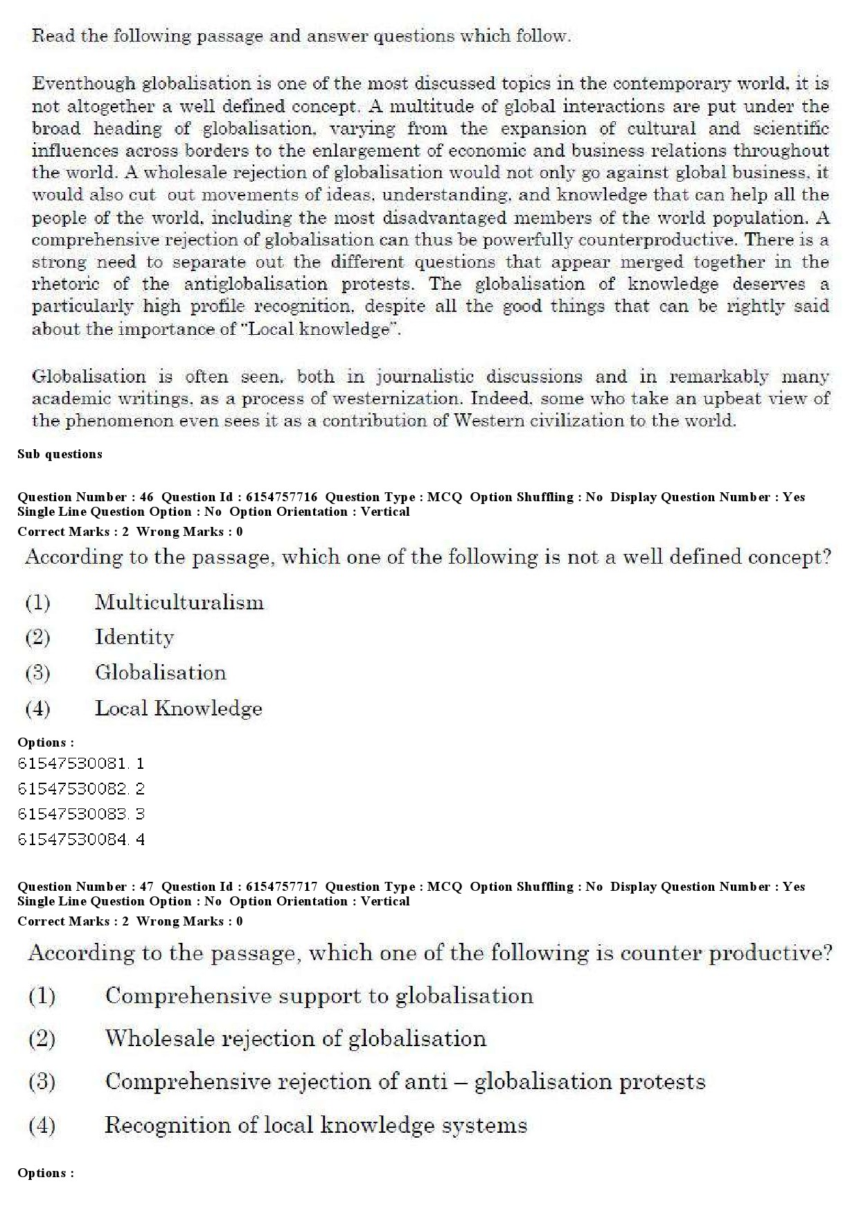 UGC NET German Question Paper December 2019 49