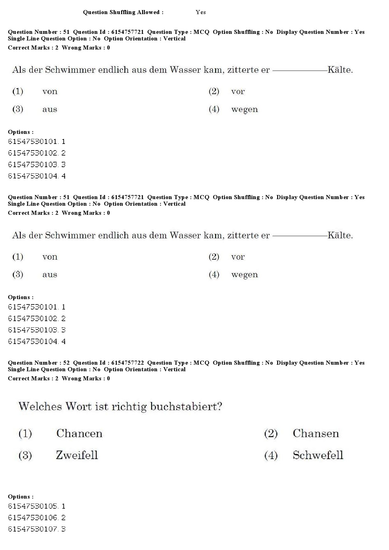 UGC NET German Question Paper December 2019 54