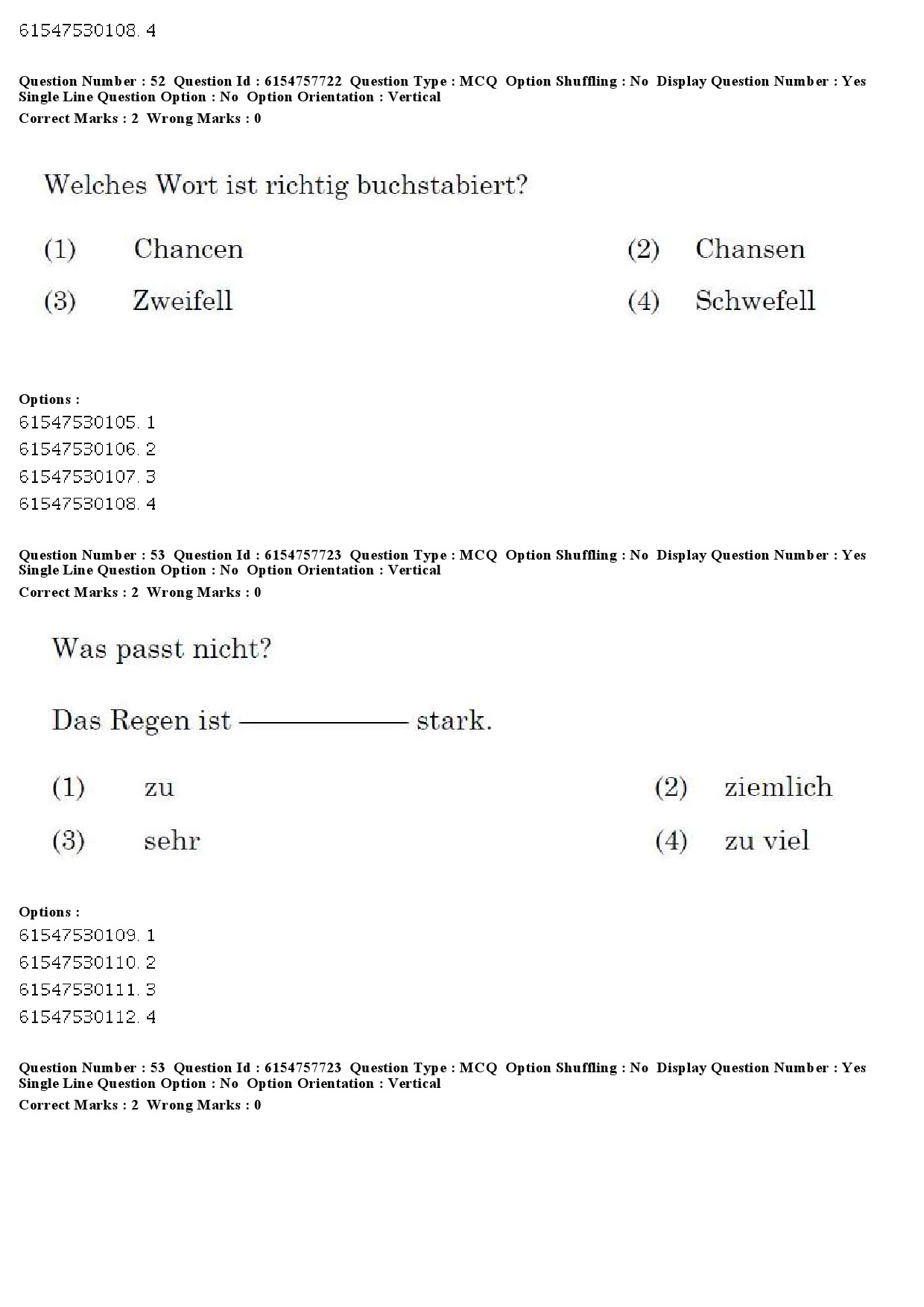 UGC NET German Question Paper December 2019 55