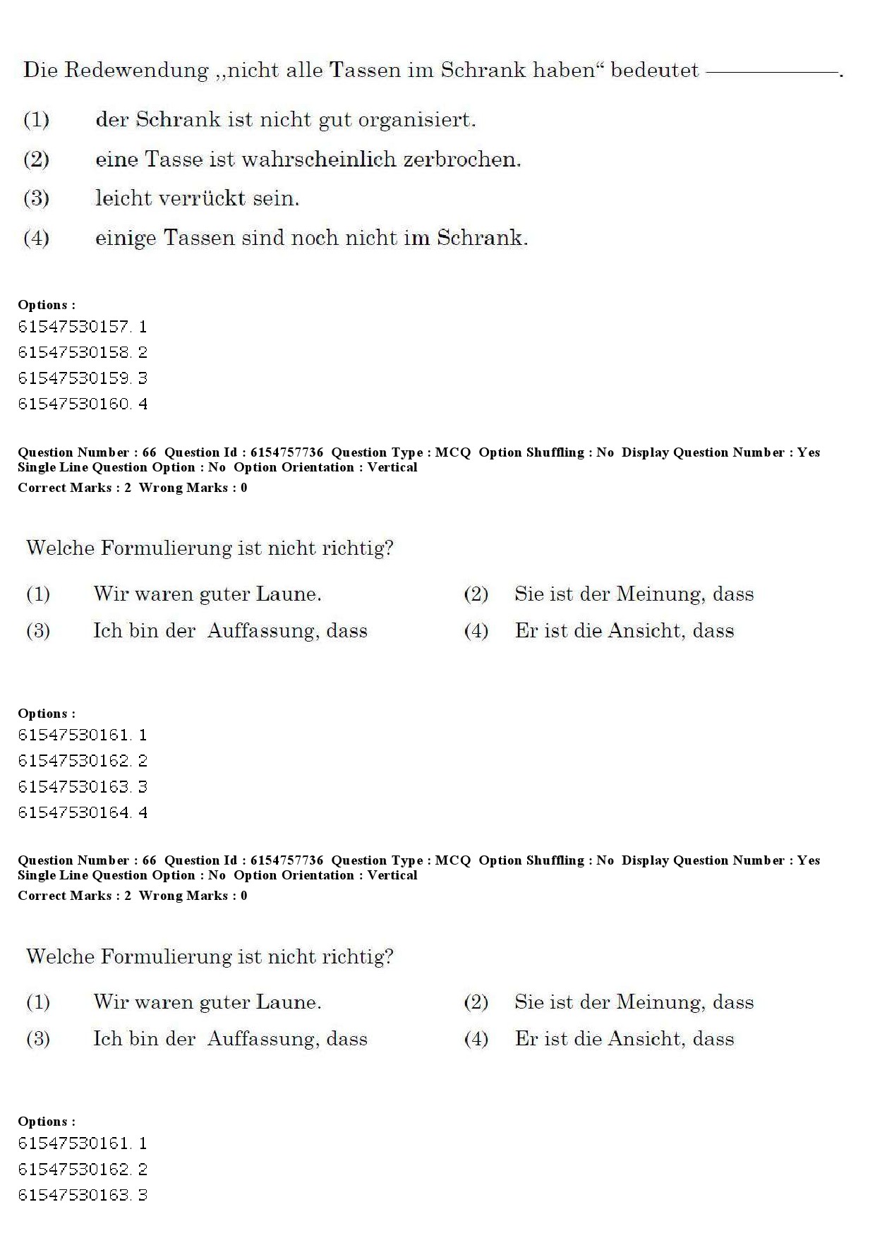 UGC NET German Question Paper December 2019 66