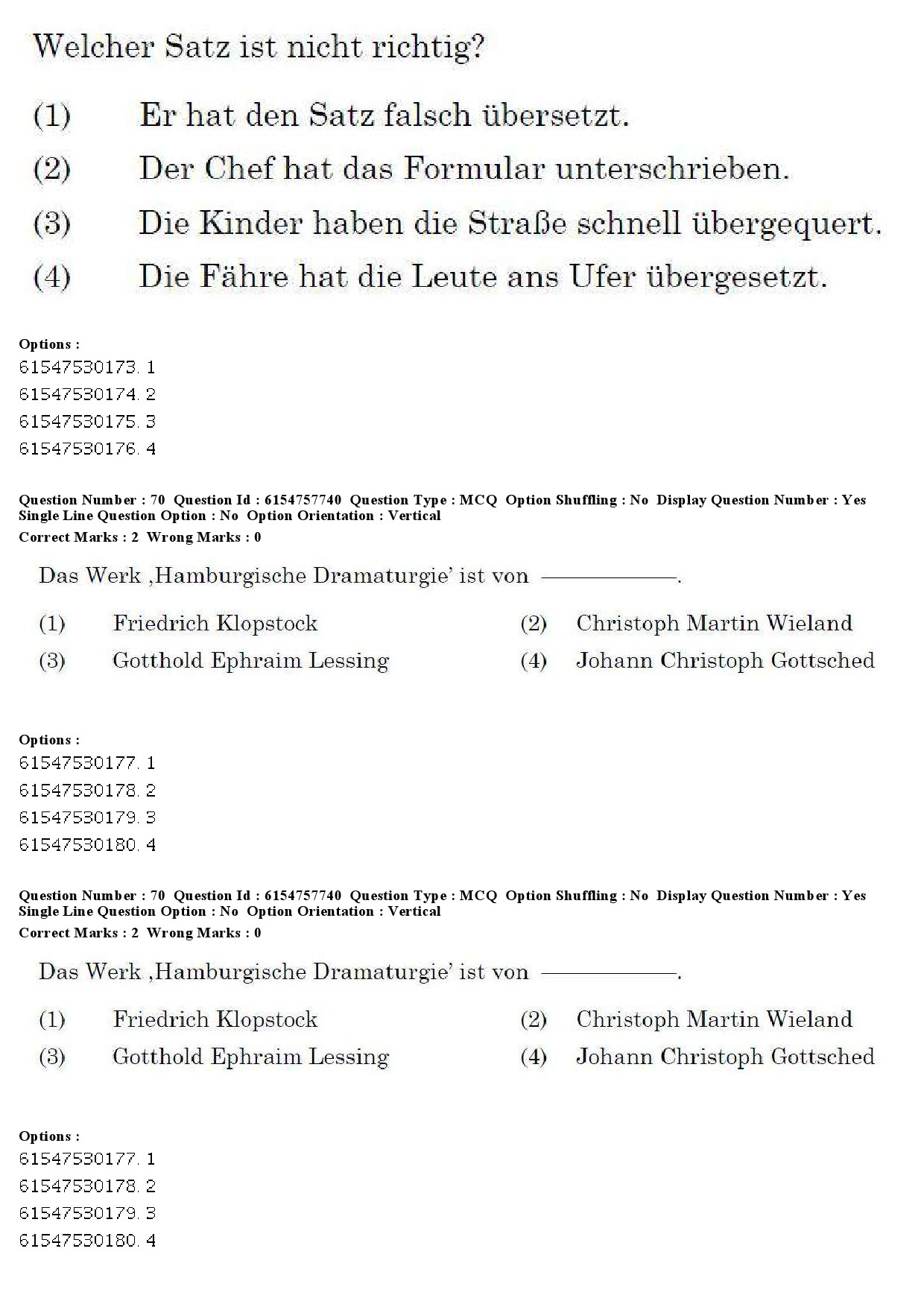 UGC NET German Question Paper December 2019 69