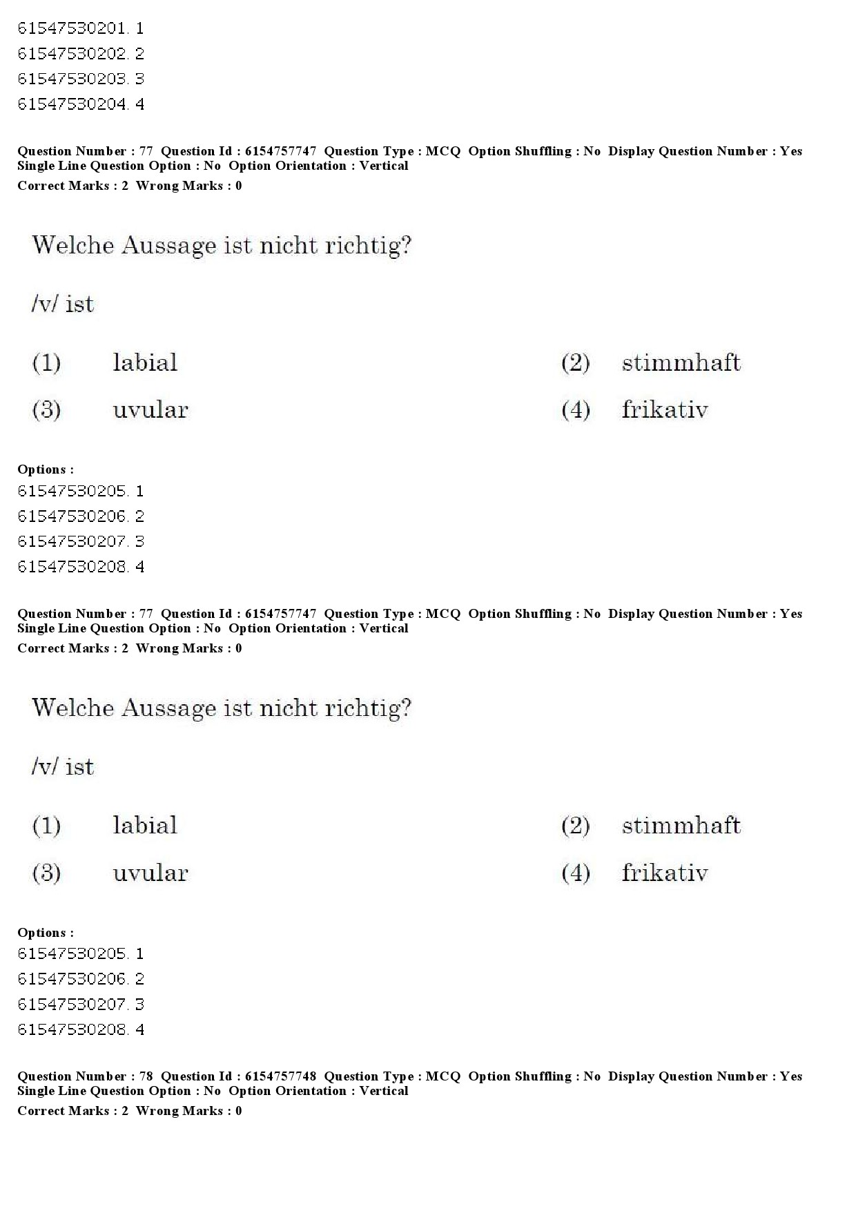 UGC NET German Question Paper December 2019 74