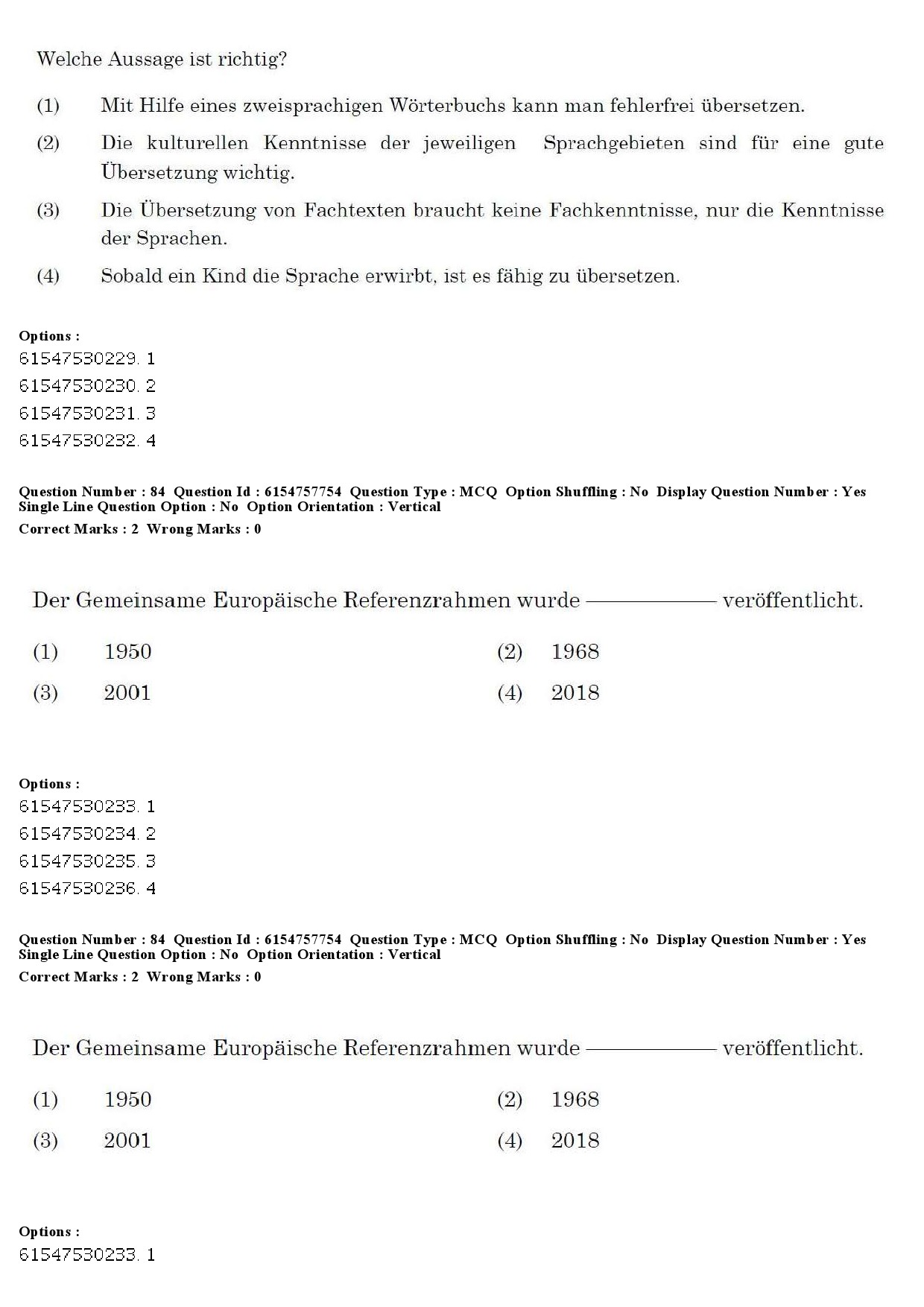 UGC NET German Question Paper December 2019 79