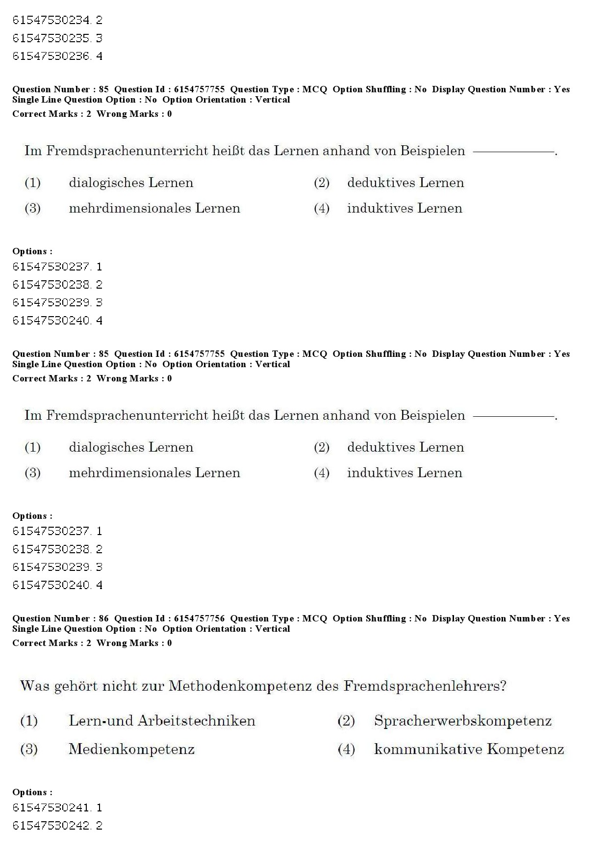 UGC NET German Question Paper December 2019 80