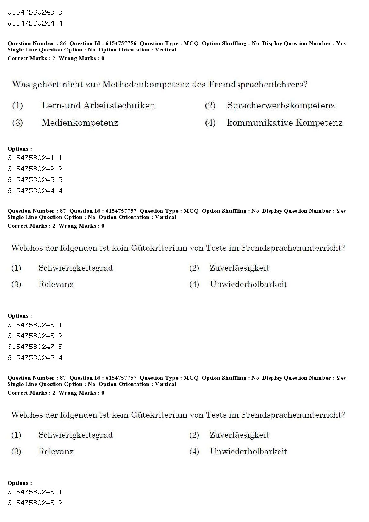 UGC NET German Question Paper December 2019 81