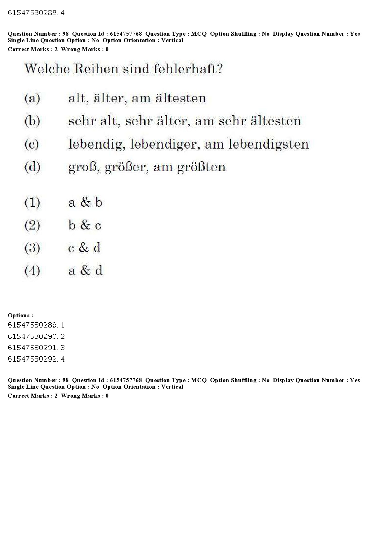 UGC NET German Question Paper December 2019 96