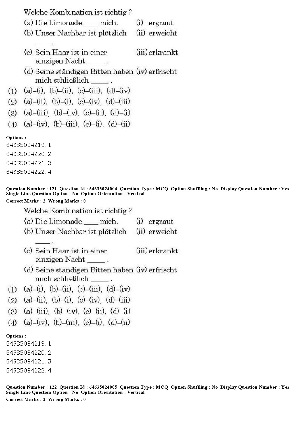 UGC NET German Question Paper June 2019 100