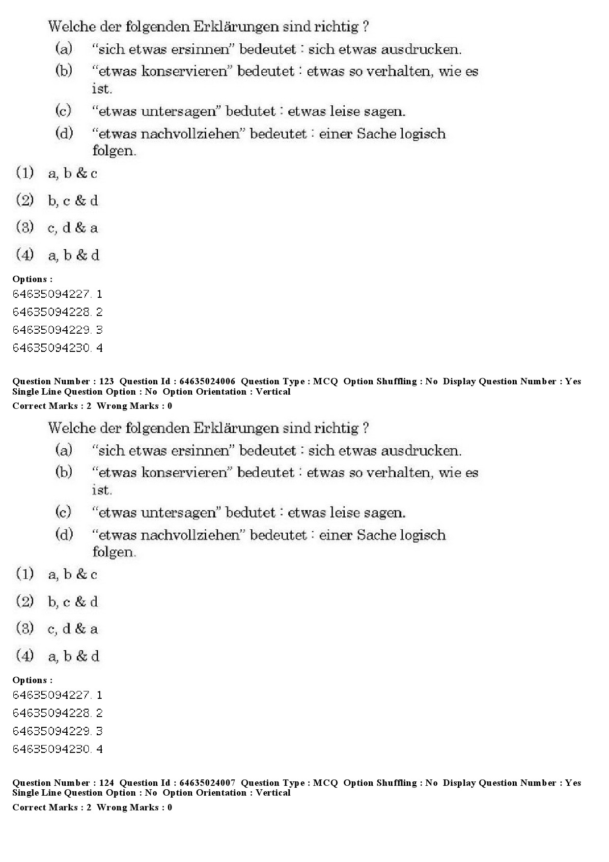 UGC NET German Question Paper June 2019 102