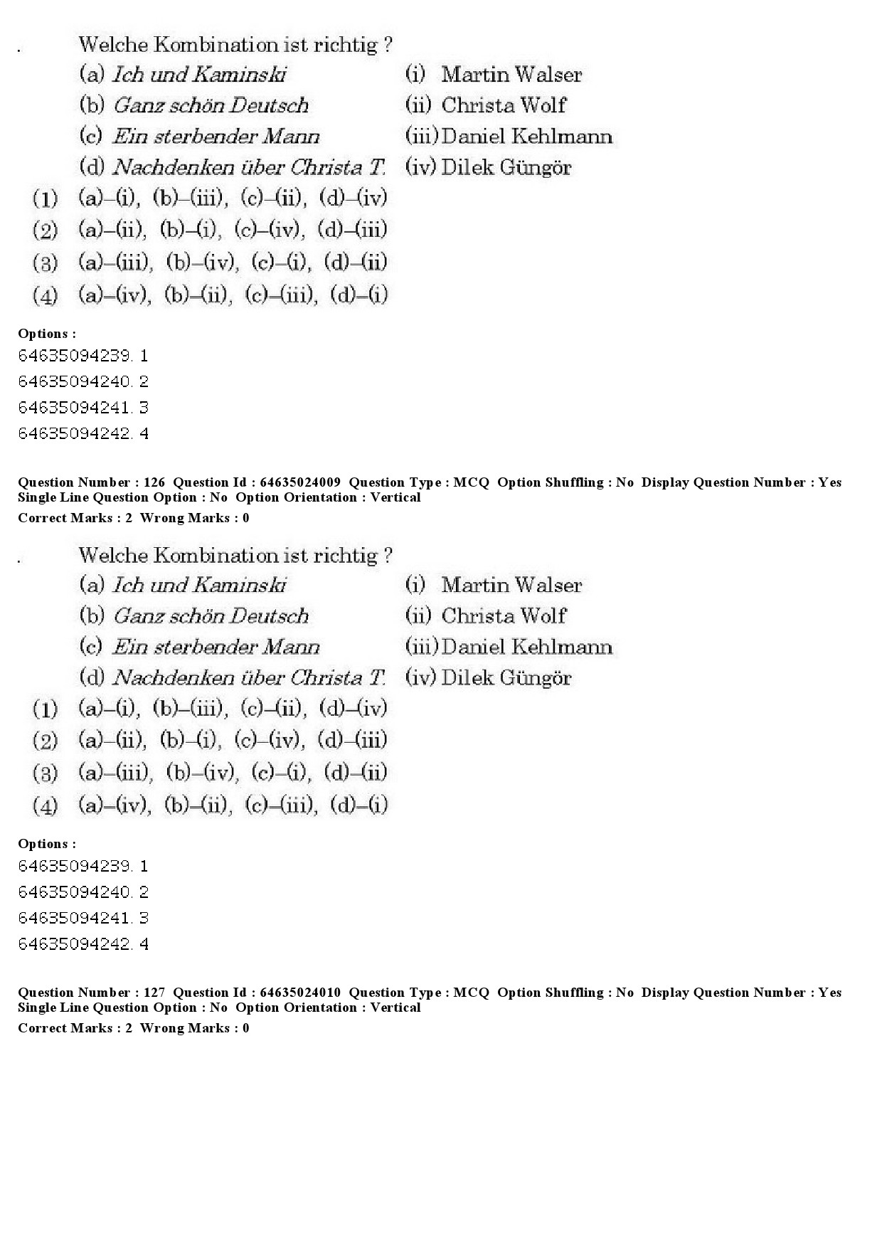 UGC NET German Question Paper June 2019 105