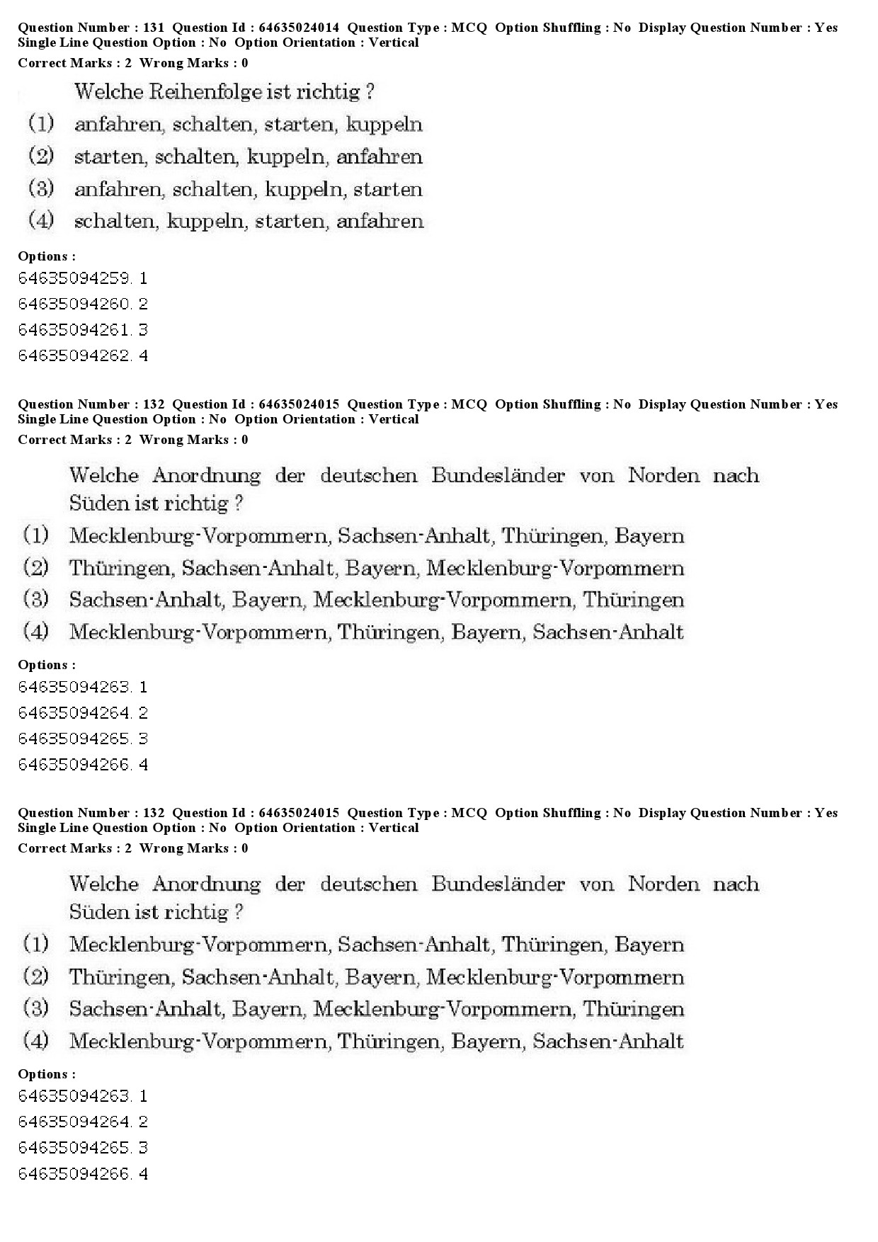 UGC NET German Question Paper June 2019 109