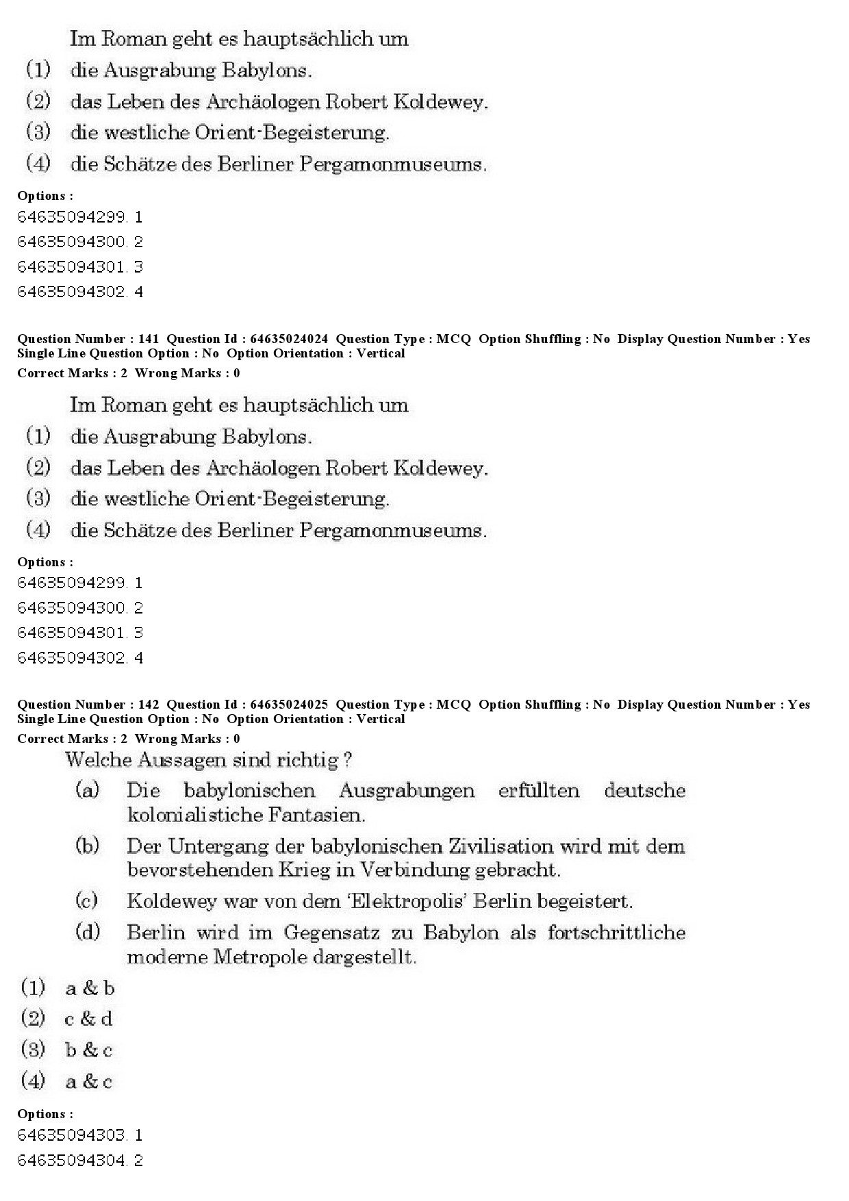 UGC NET German Question Paper June 2019 117