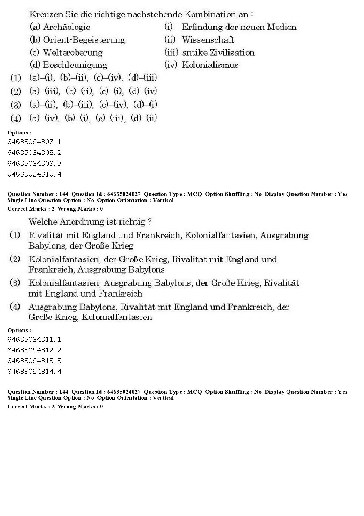 UGC NET German Question Paper June 2019 119