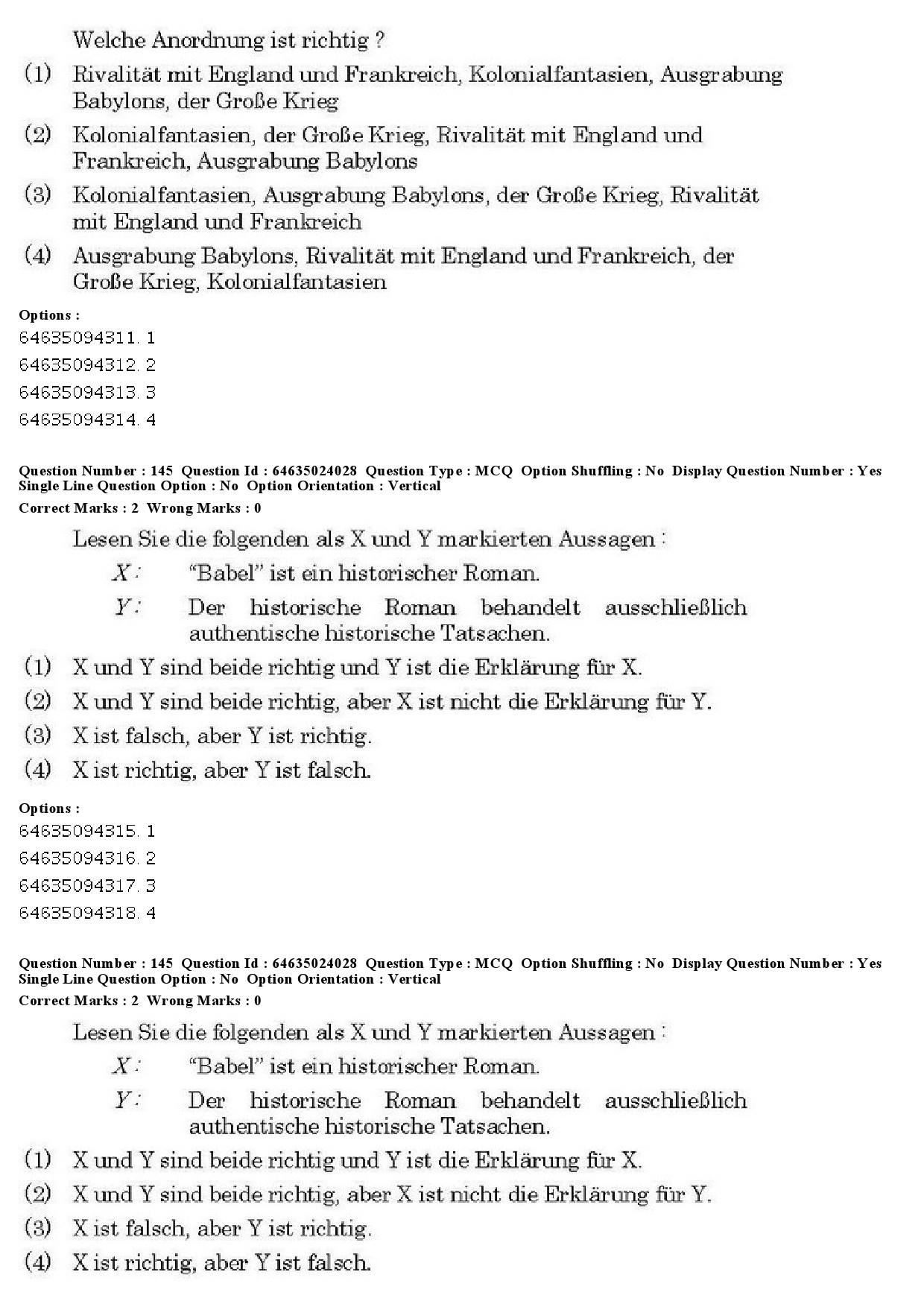 UGC NET German Question Paper June 2019 120