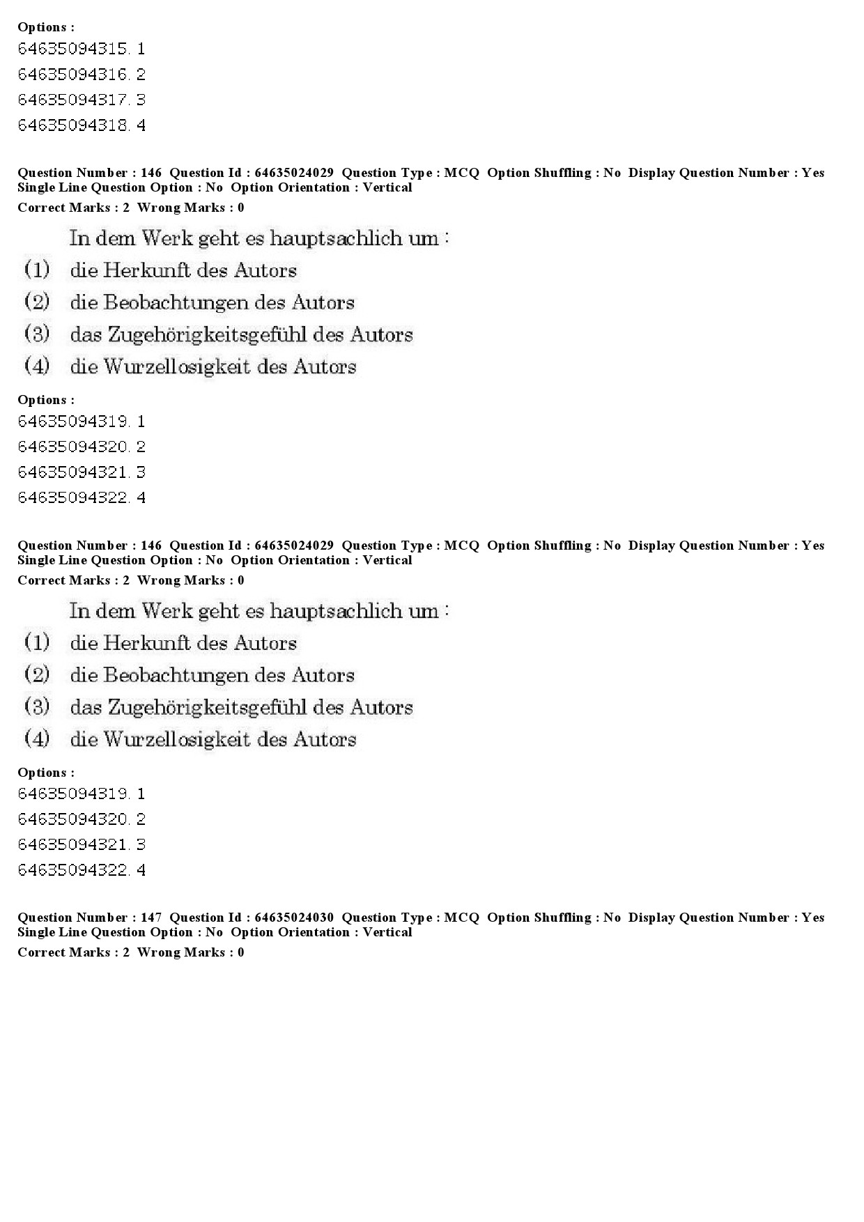 UGC NET German Question Paper June 2019 121