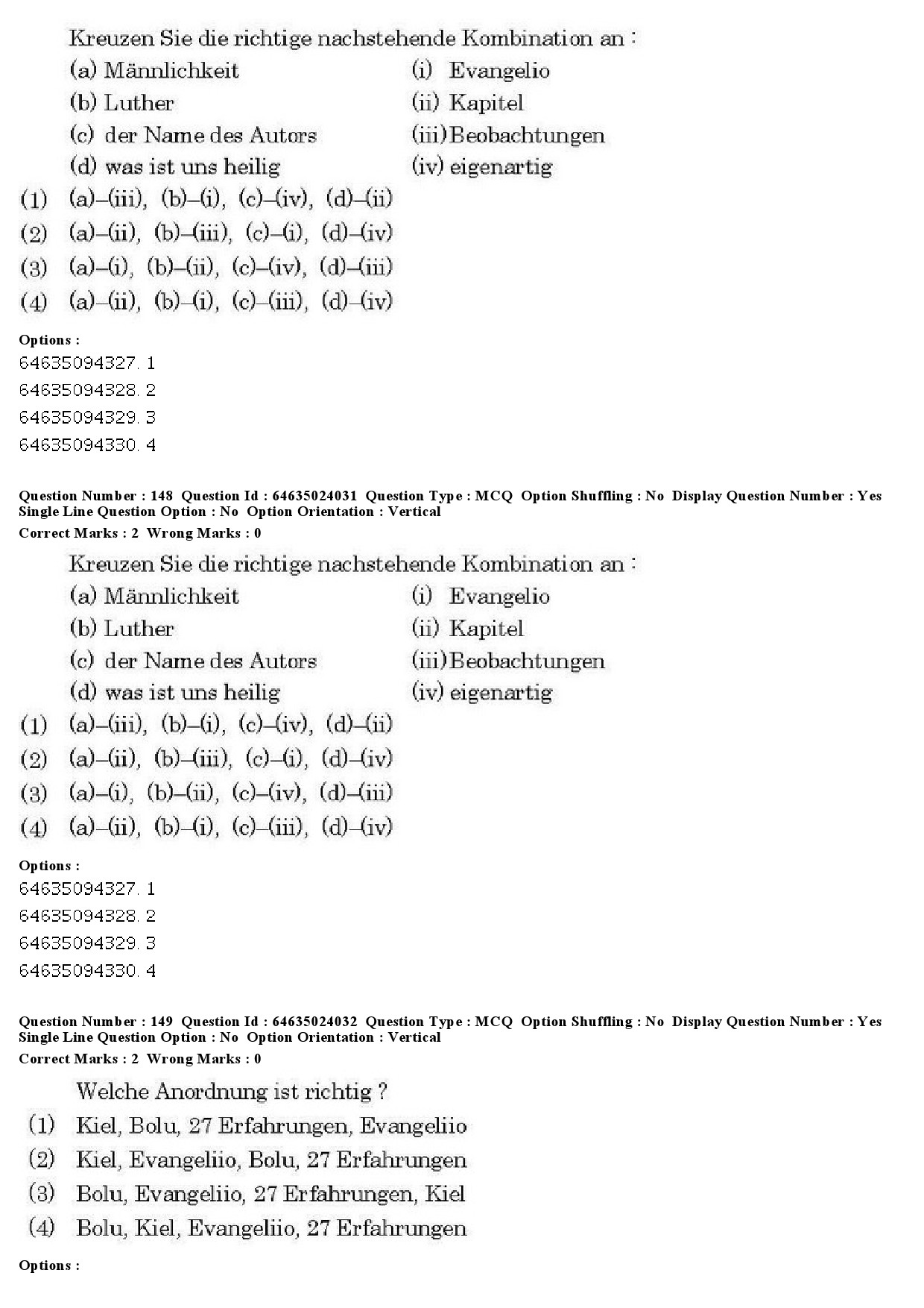 UGC NET German Question Paper June 2019 123