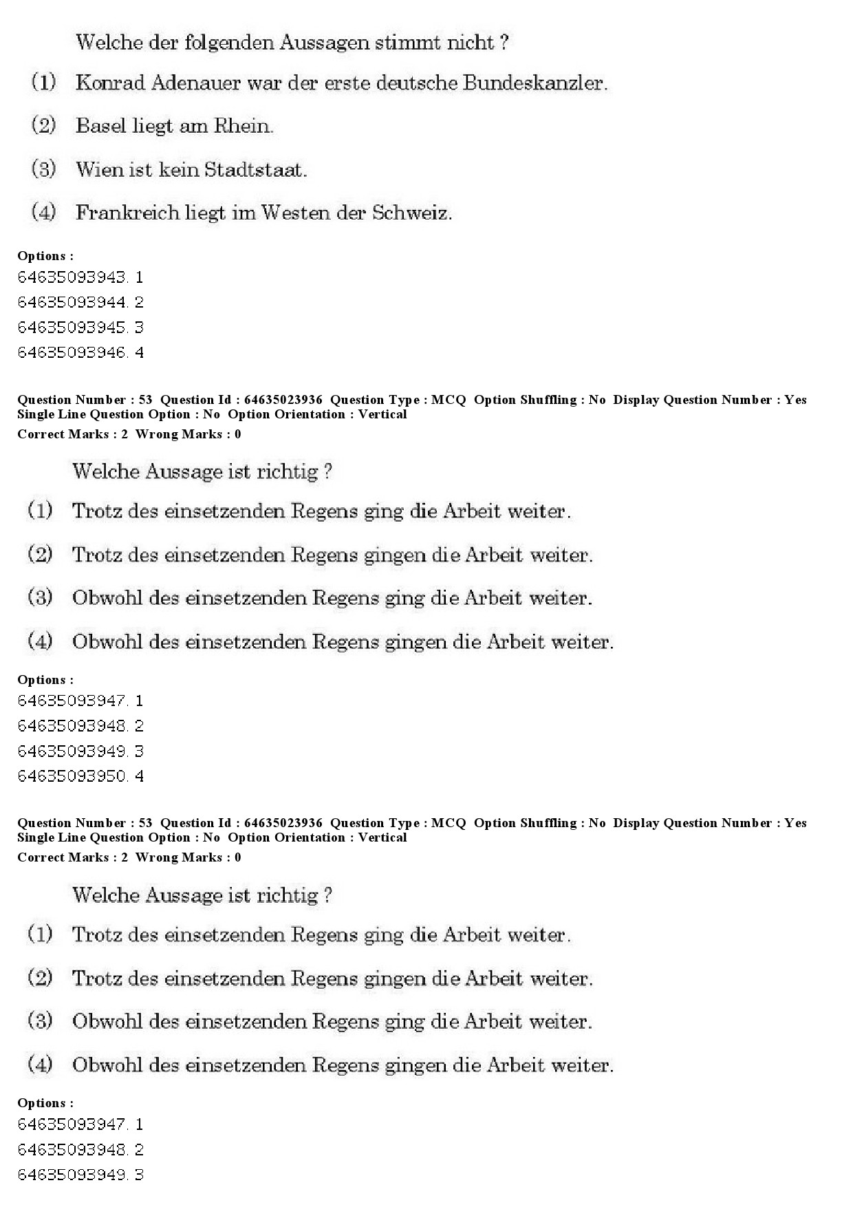 UGC NET German Question Paper June 2019 42