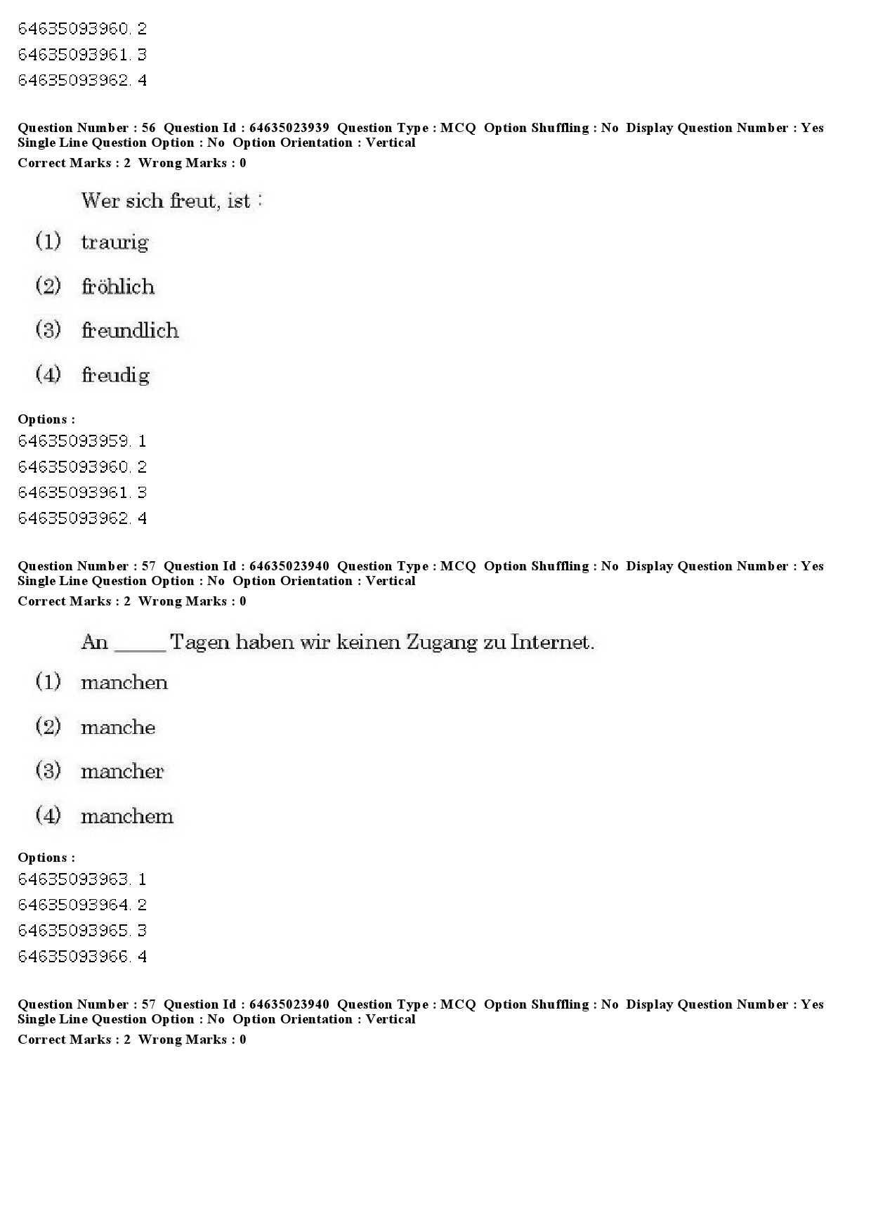 UGC NET German Question Paper June 2019 45