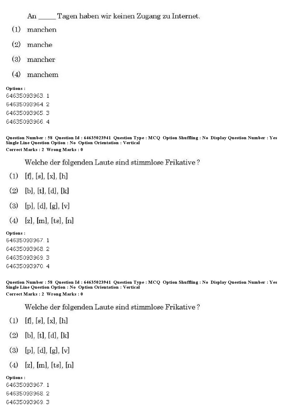 UGC NET German Question Paper June 2019 46