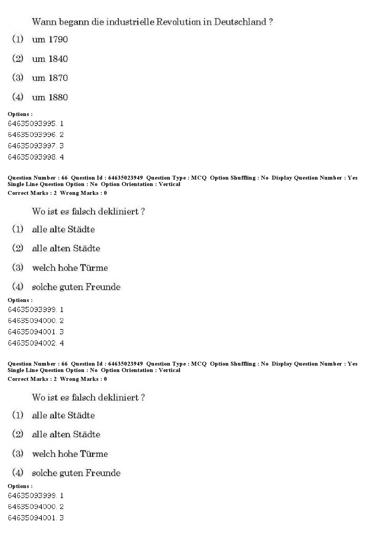 UGC NET German Question Paper June 2019 52