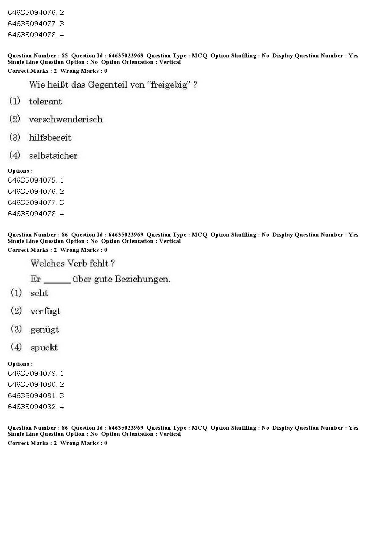 UGC NET German Question Paper June 2019 67