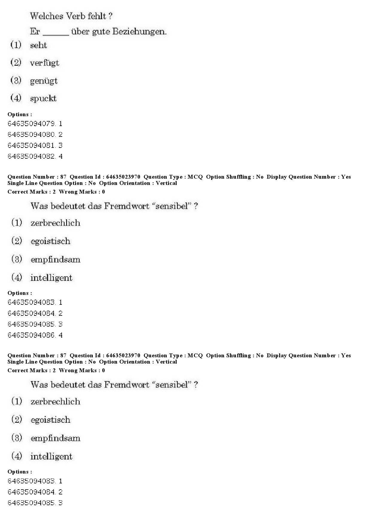 UGC NET German Question Paper June 2019 68