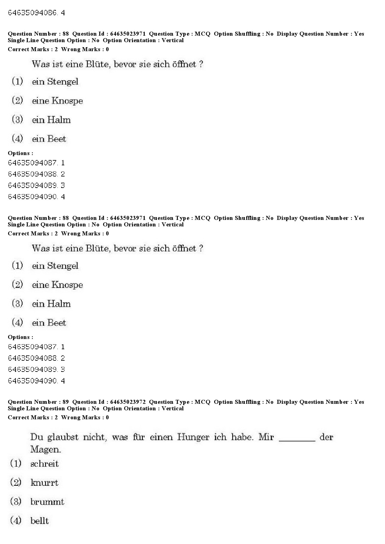 UGC NET German Question Paper June 2019 69