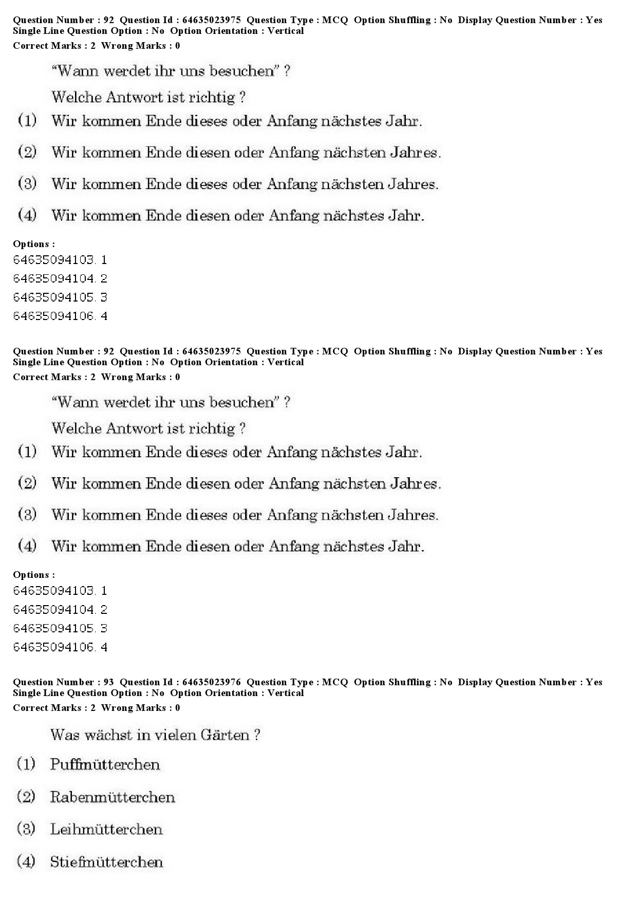 UGC NET German Question Paper June 2019 72