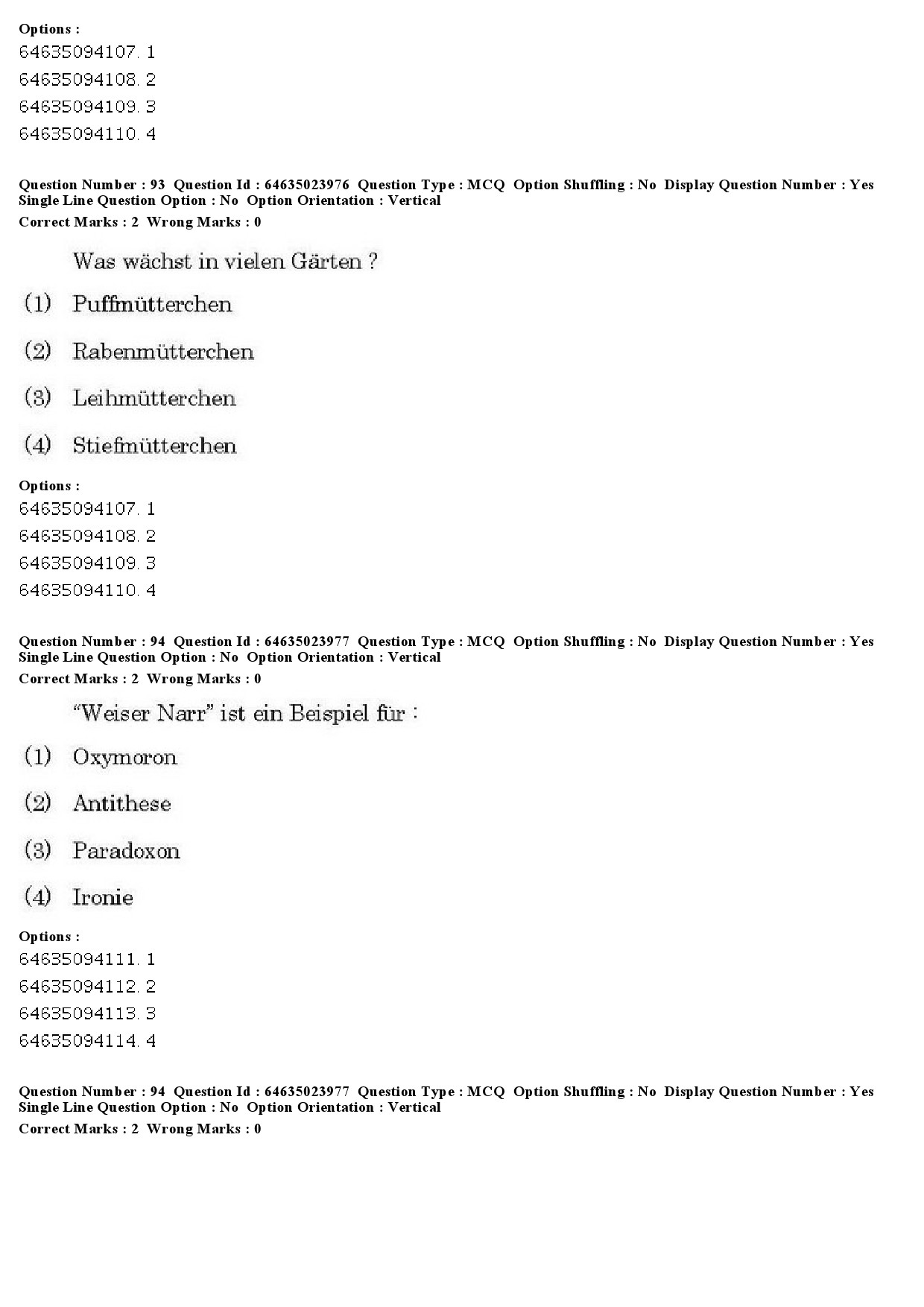 UGC NET German Question Paper June 2019 73