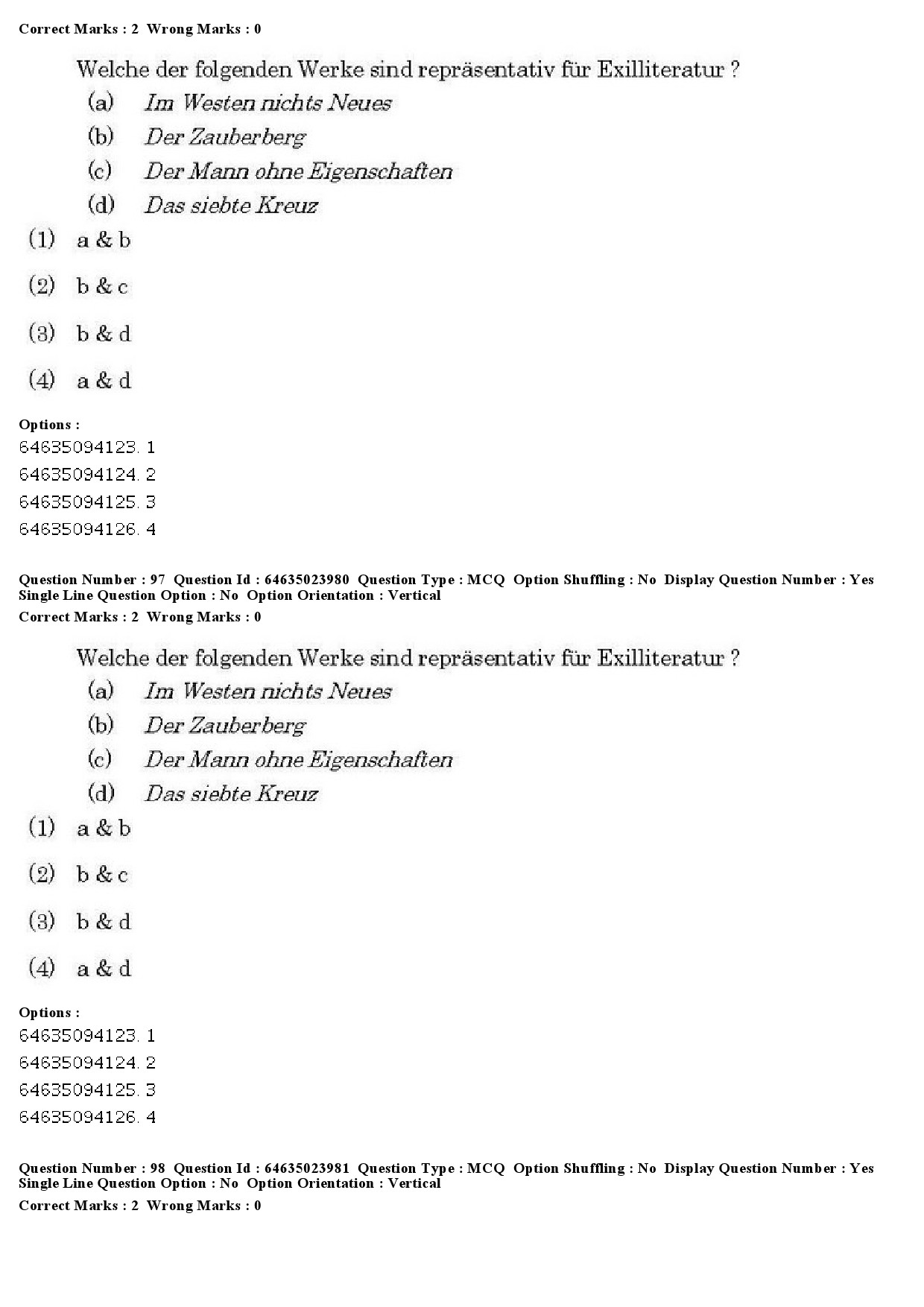 UGC NET German Question Paper June 2019 76