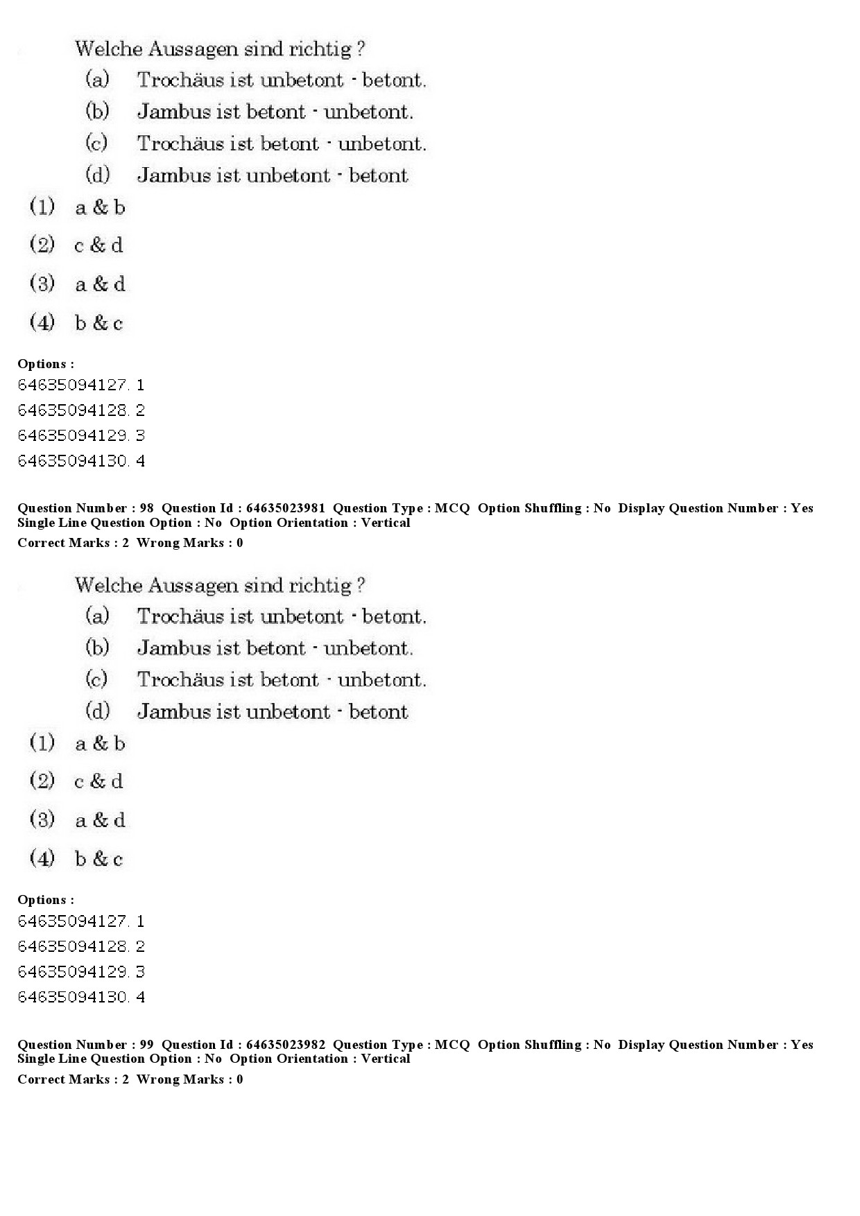 UGC NET German Question Paper June 2019 77