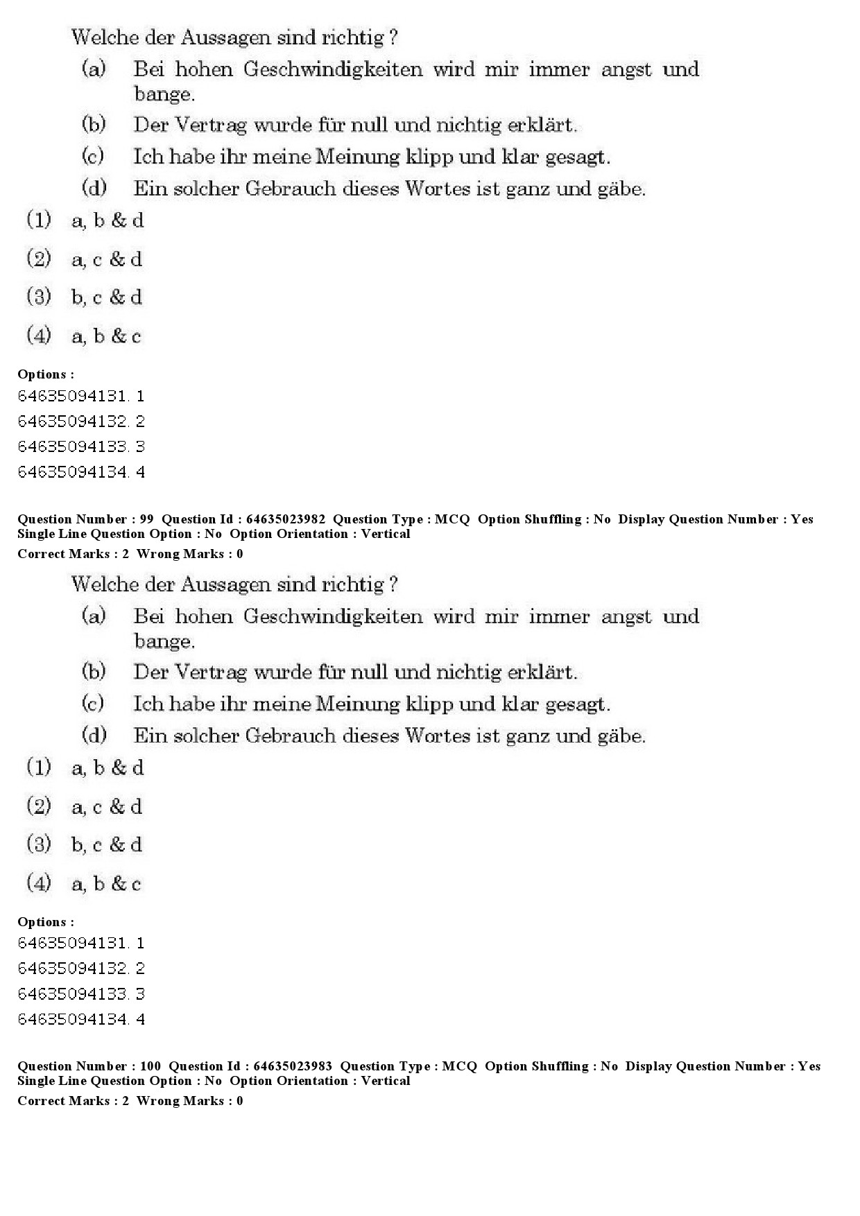 UGC NET German Question Paper June 2019 78