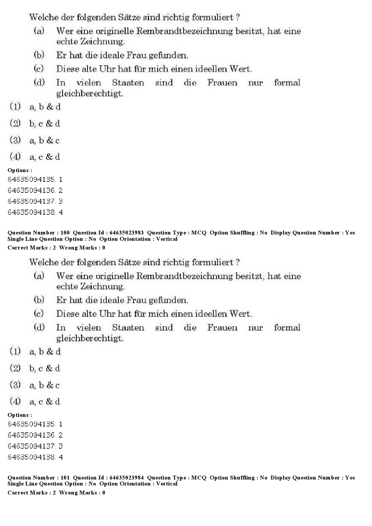 UGC NET German Question Paper June 2019 79