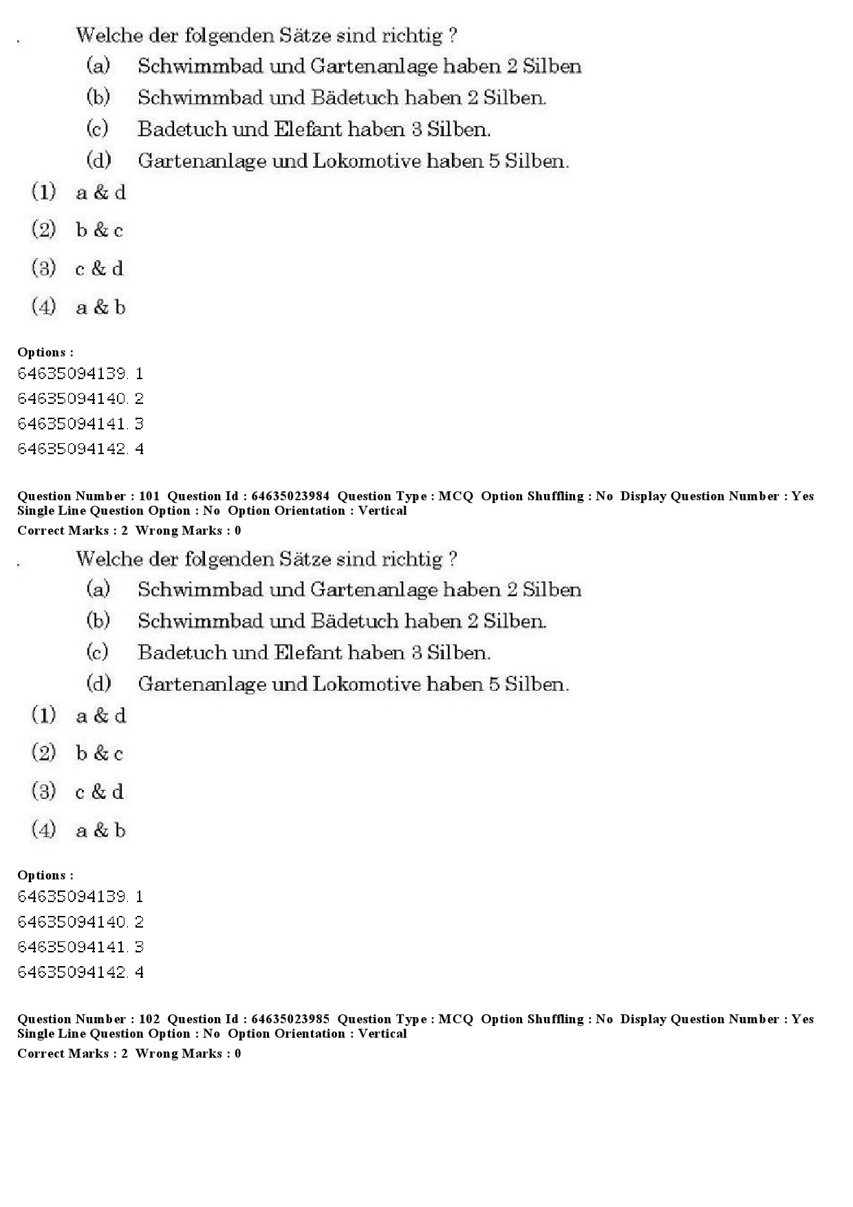 UGC NET German Question Paper June 2019 80