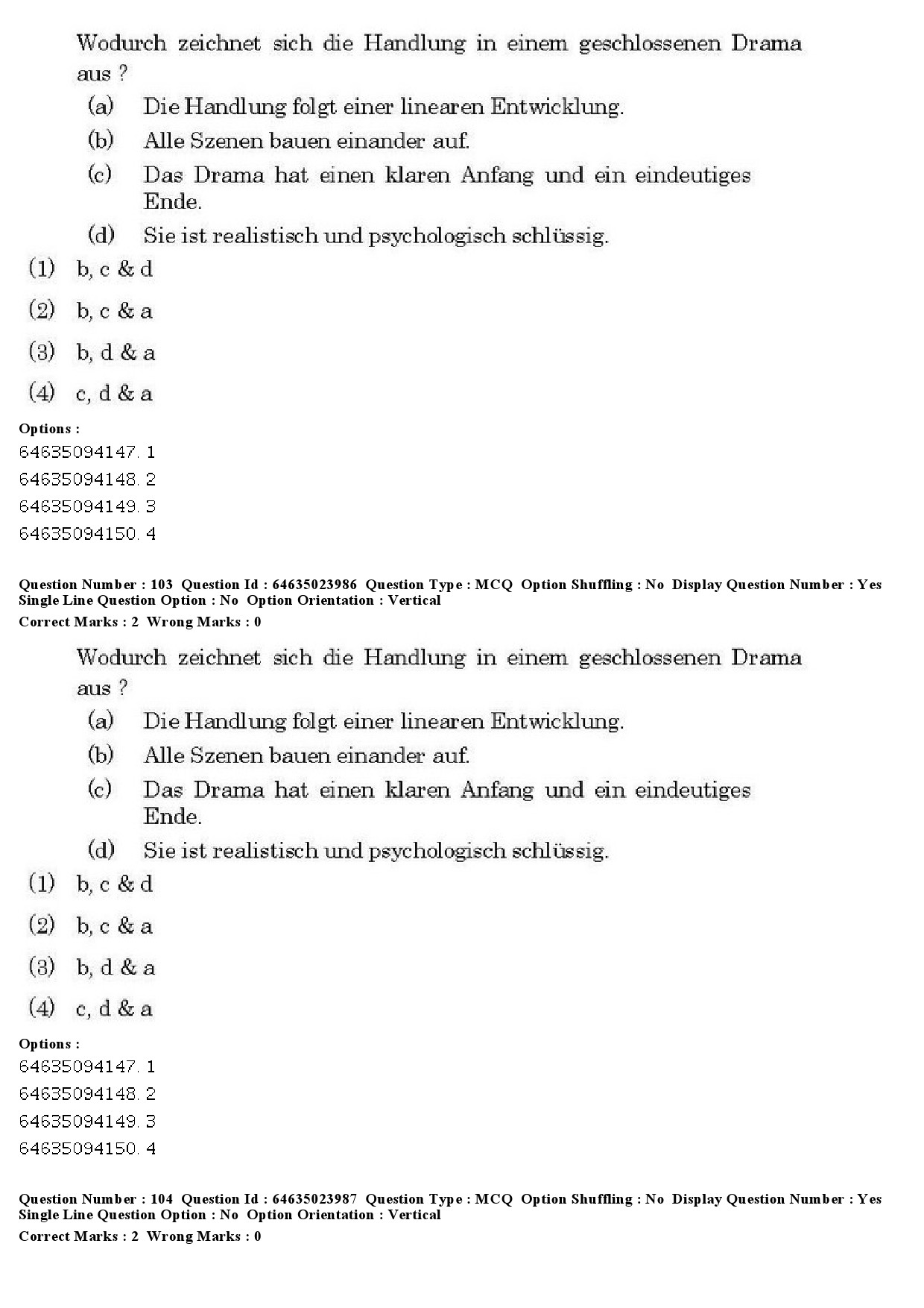 UGC NET German Question Paper June 2019 82