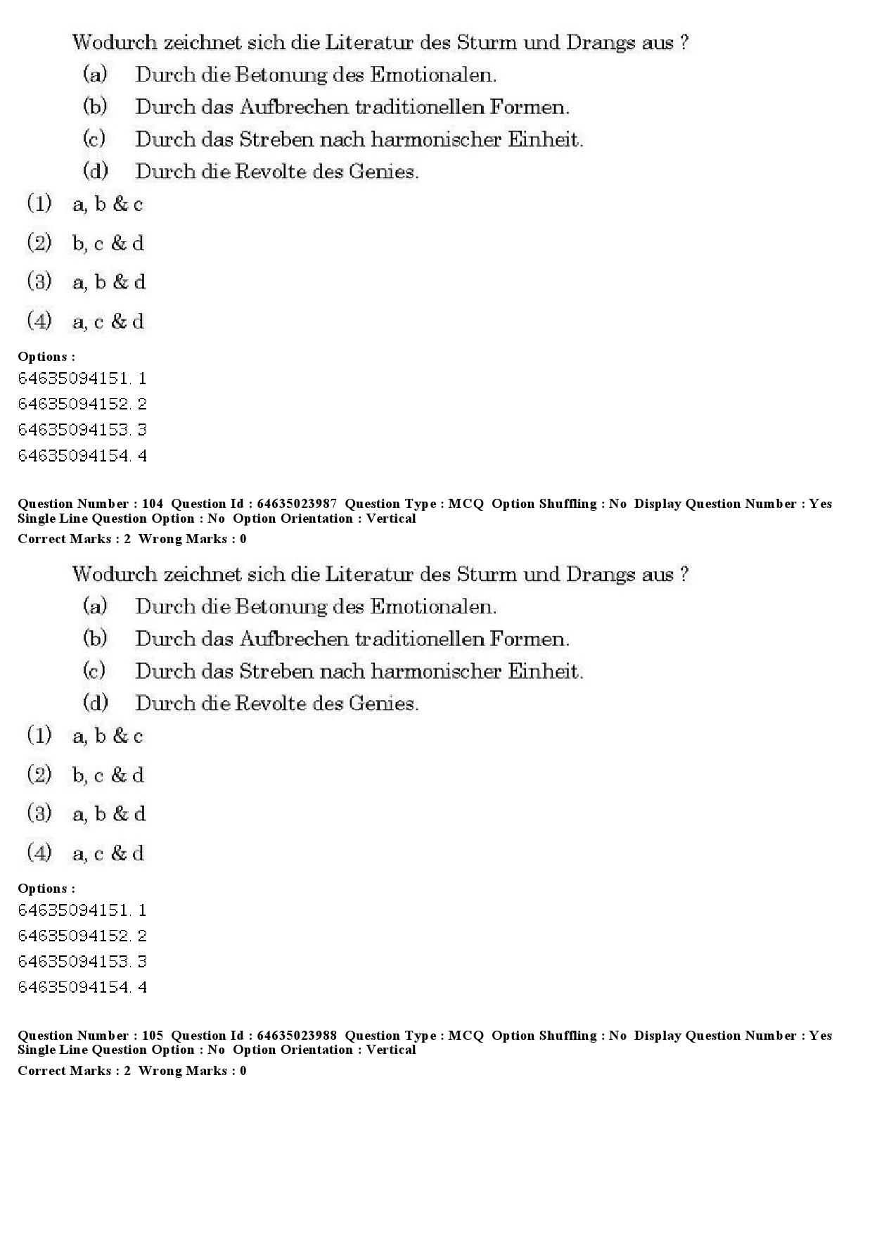 UGC NET German Question Paper June 2019 83