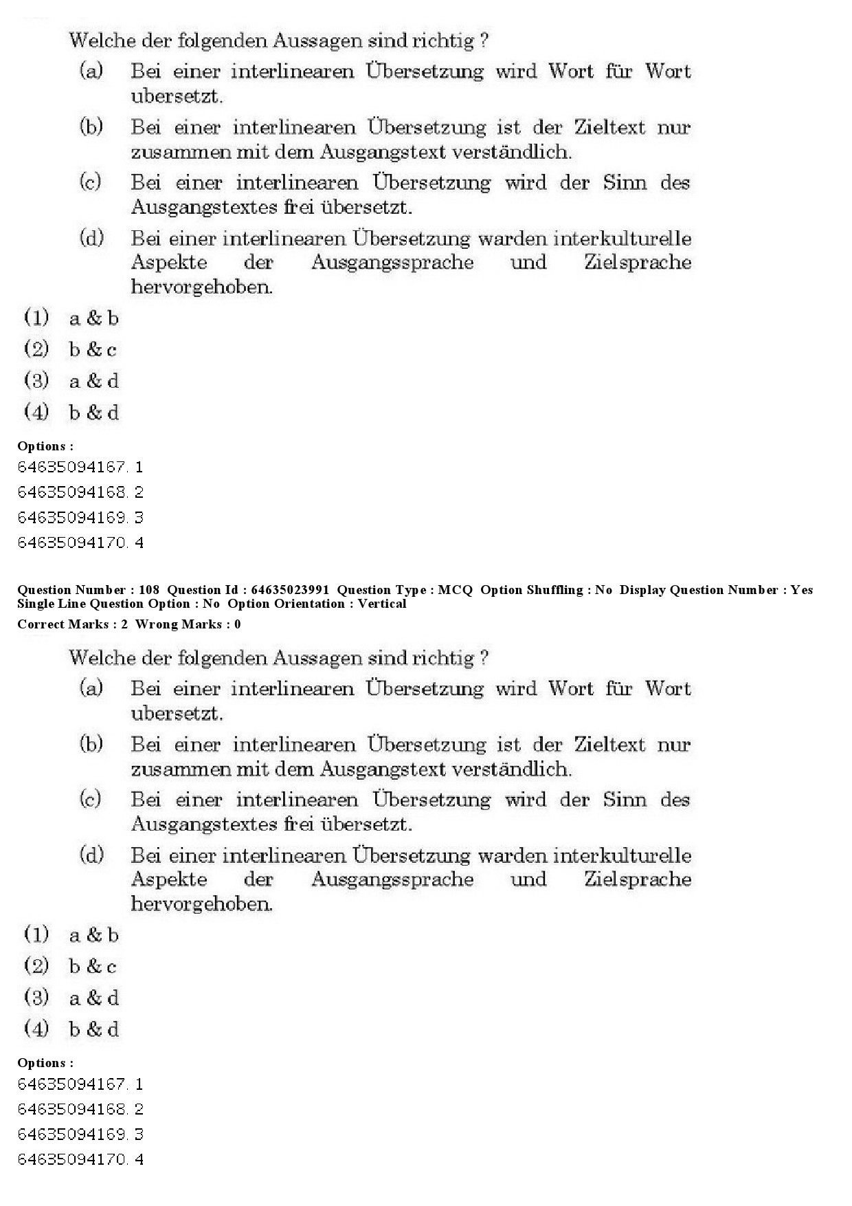 UGC NET German Question Paper June 2019 87